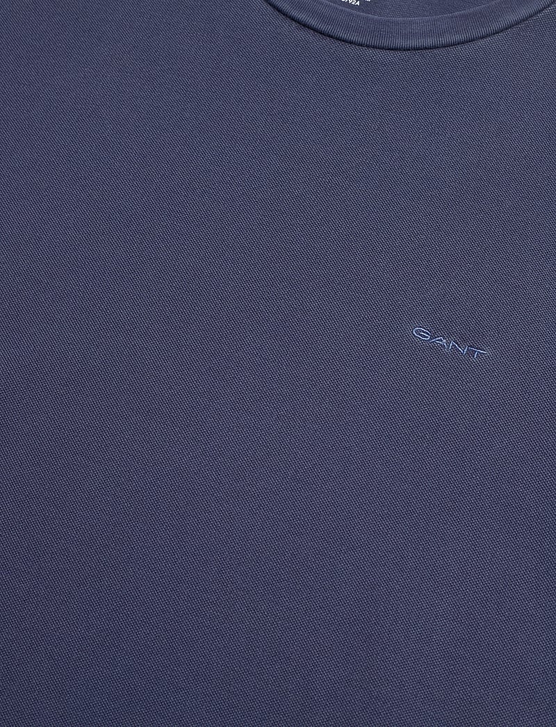 GANT - SLIM SUNFADED SS PIQUE T-SHIRT - lühikeste varrukatega t-särgid - persian blue - 2