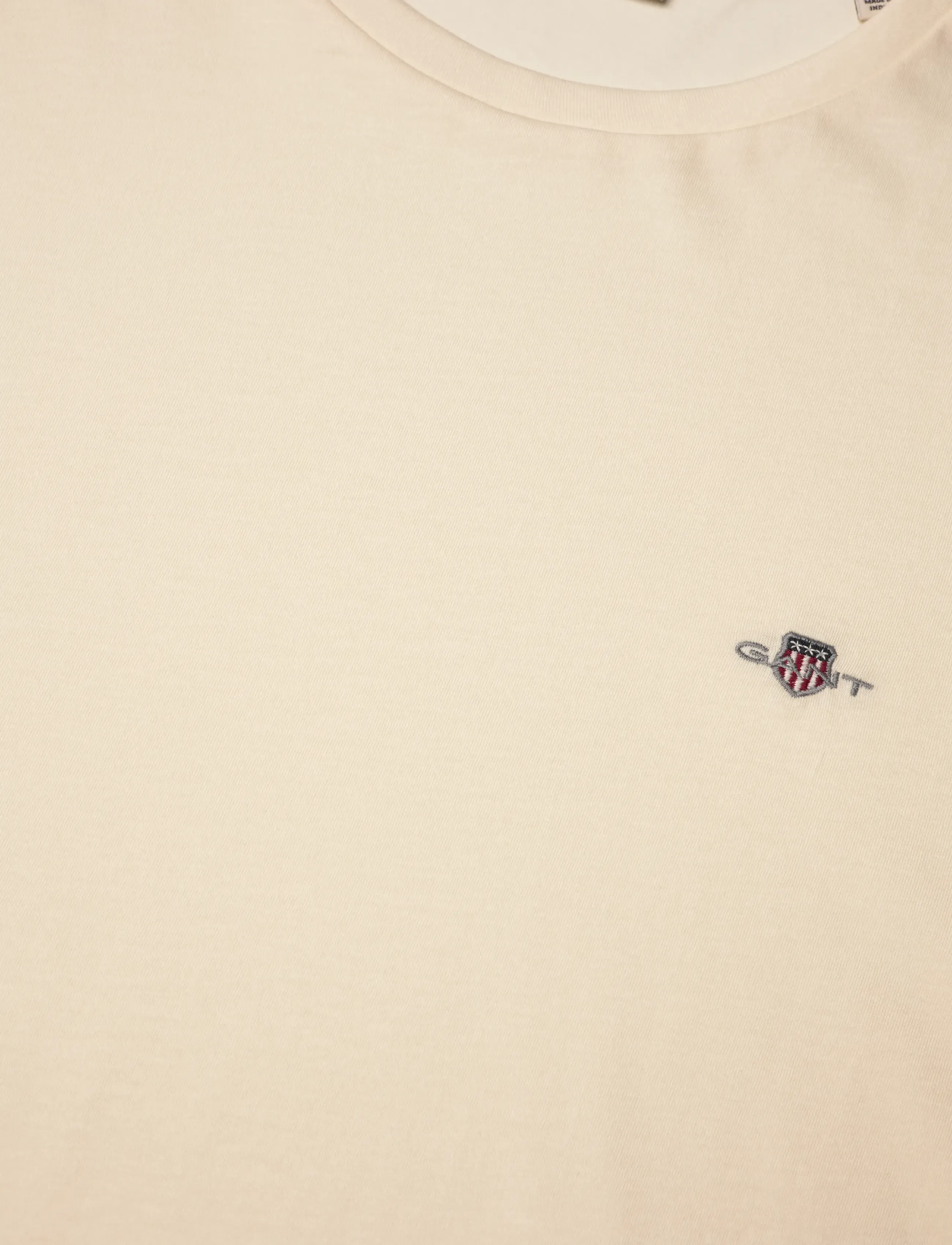 Gant - SHIELD LOGO SS T-SHIRT - laveste priser - cream - 2