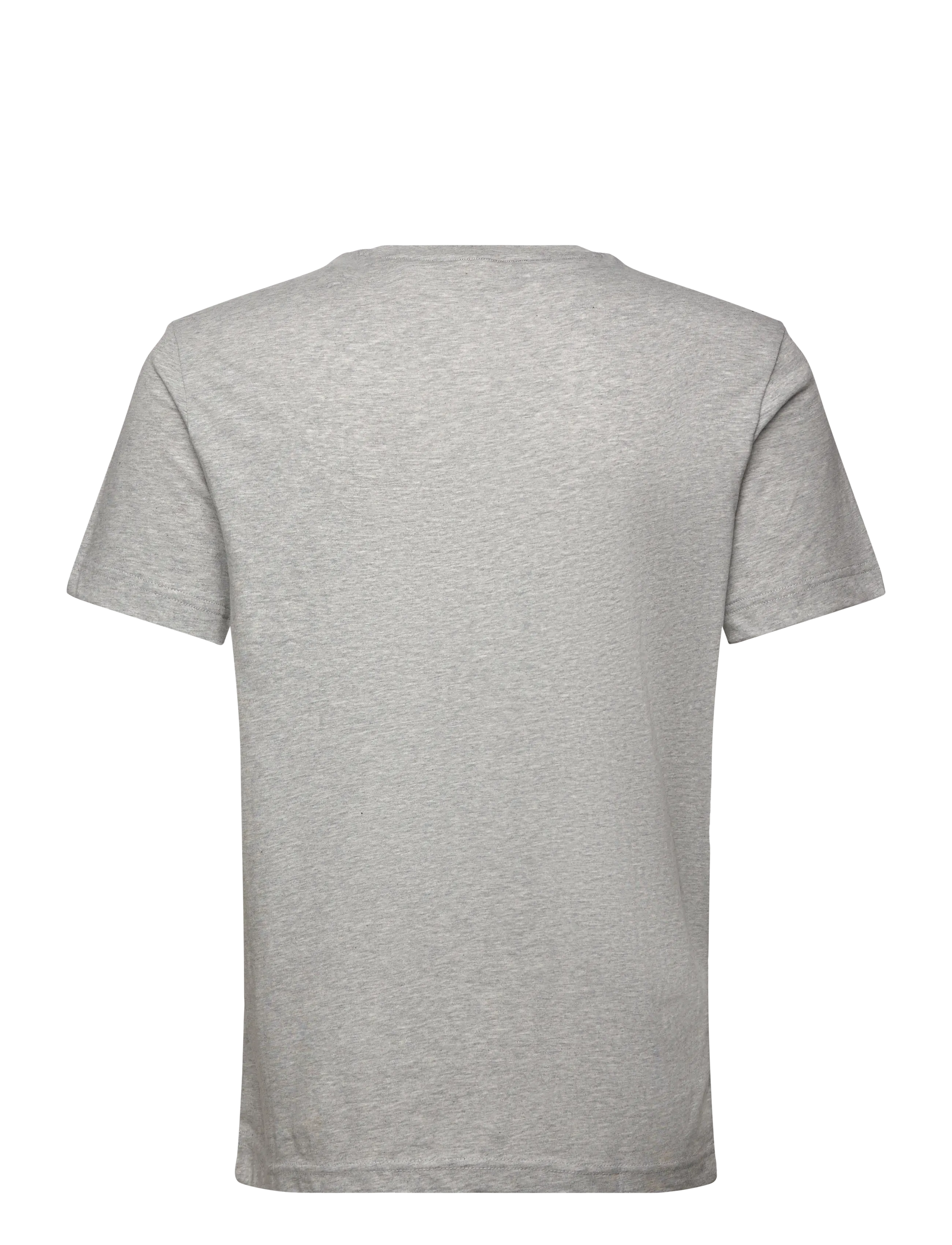 Gant - SHIELD LOGO SS T-SHIRT - kurzärmelige - light grey melange - 1