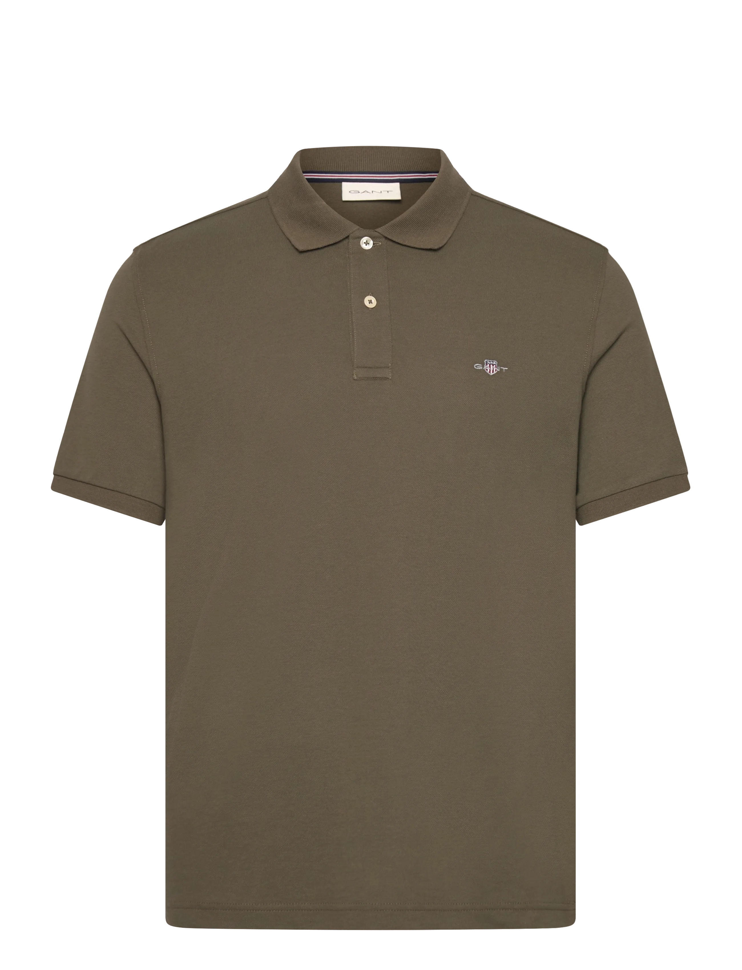 Gant SHIELD LOGO SS POLO - Polosärgid - JUNIPER GREEN / navy