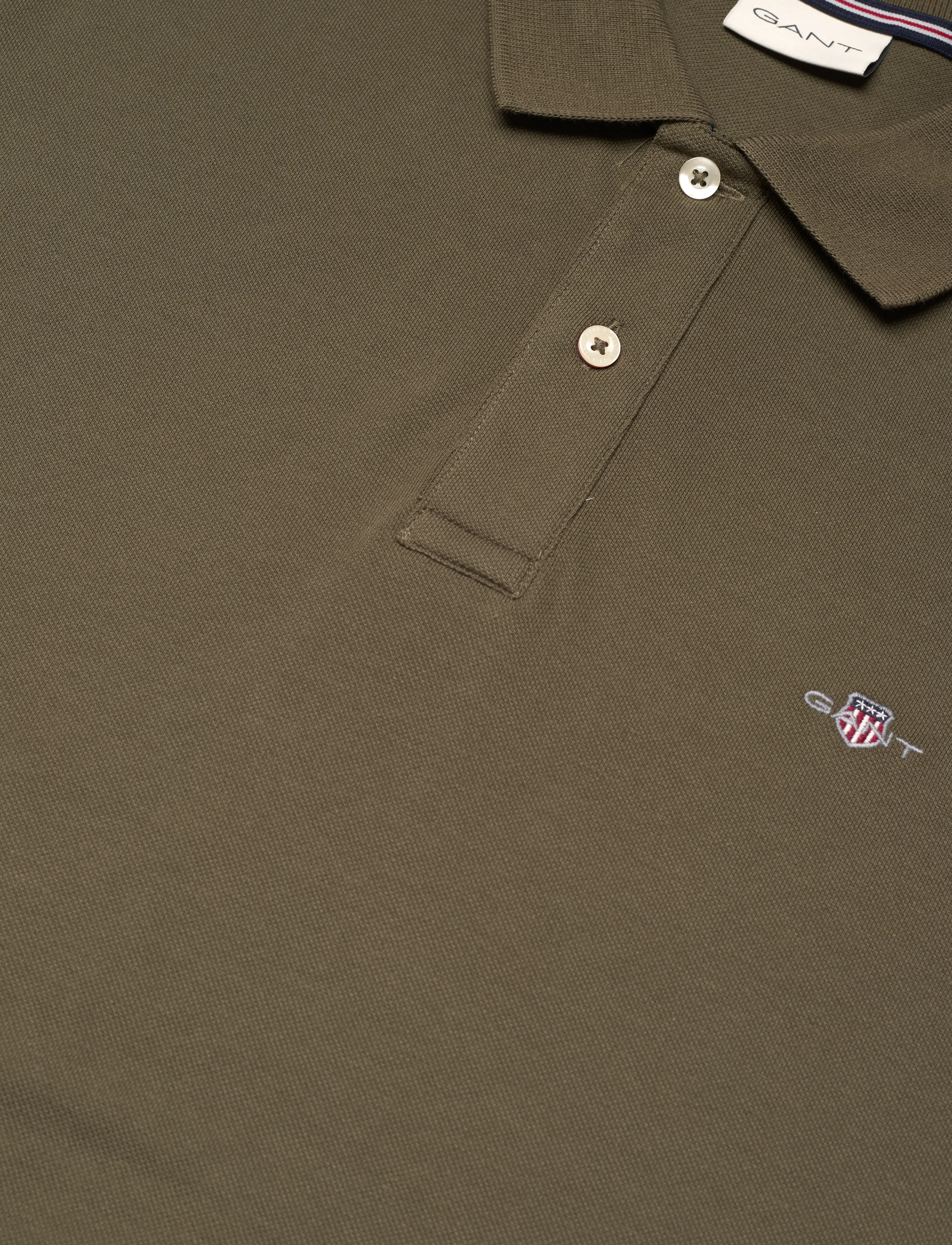 Gant - SHIELD LOGO SS POLO - kortærmede poloer - juniper green - 2