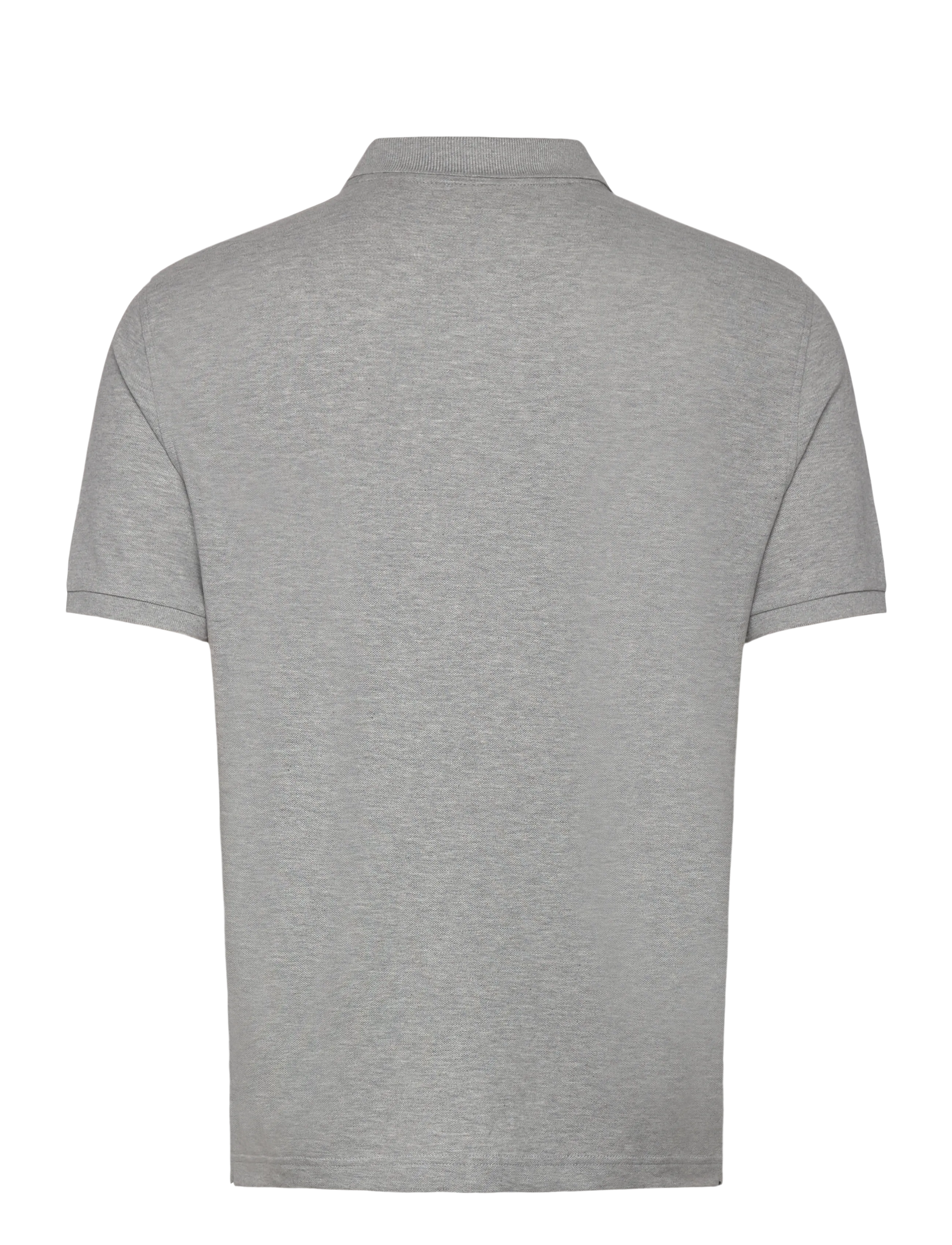 Gant - SHIELD LOGO SS POLO - krótki rękaw - light grey melange - 1