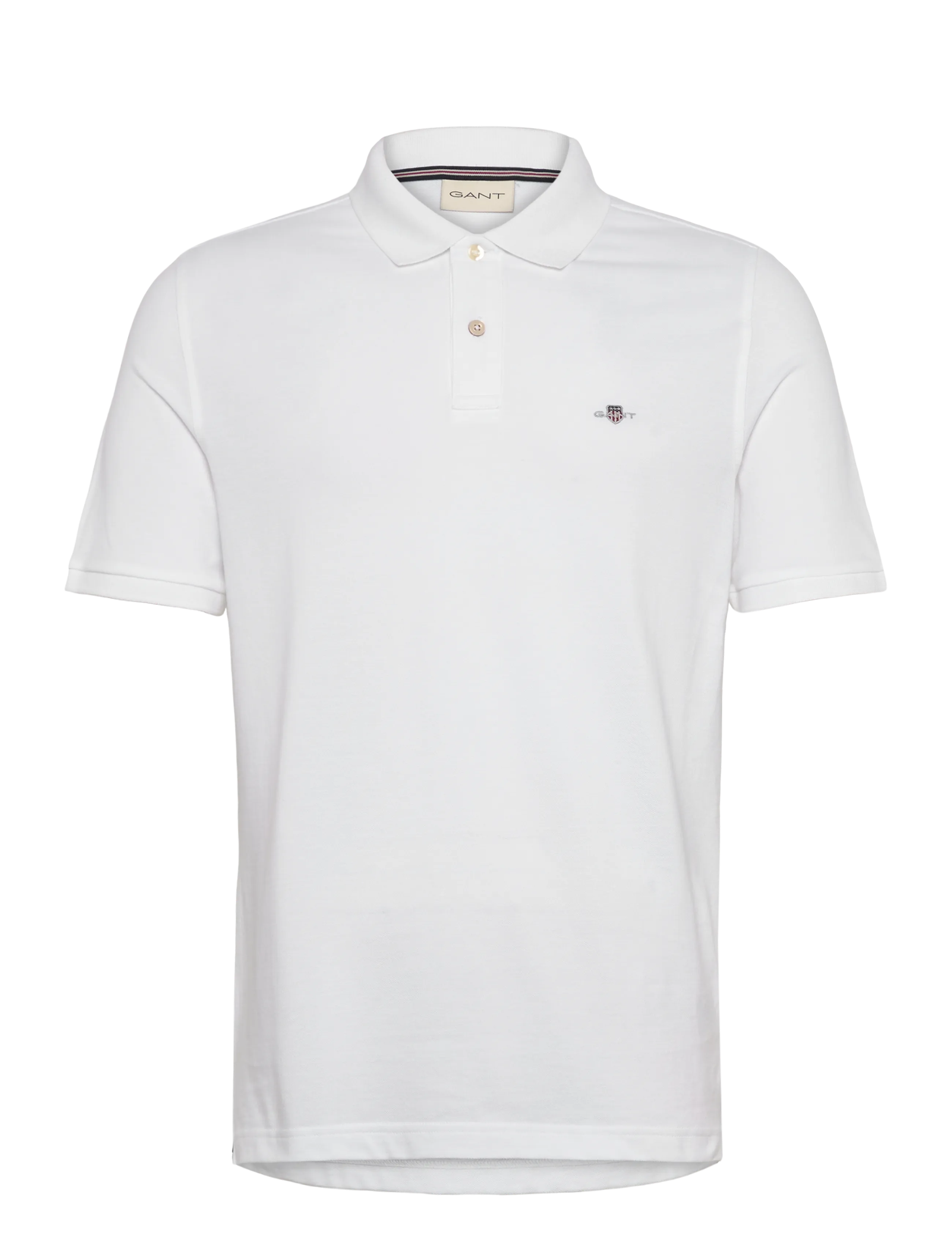 SHIELD LOGO SS POLO - WHITE