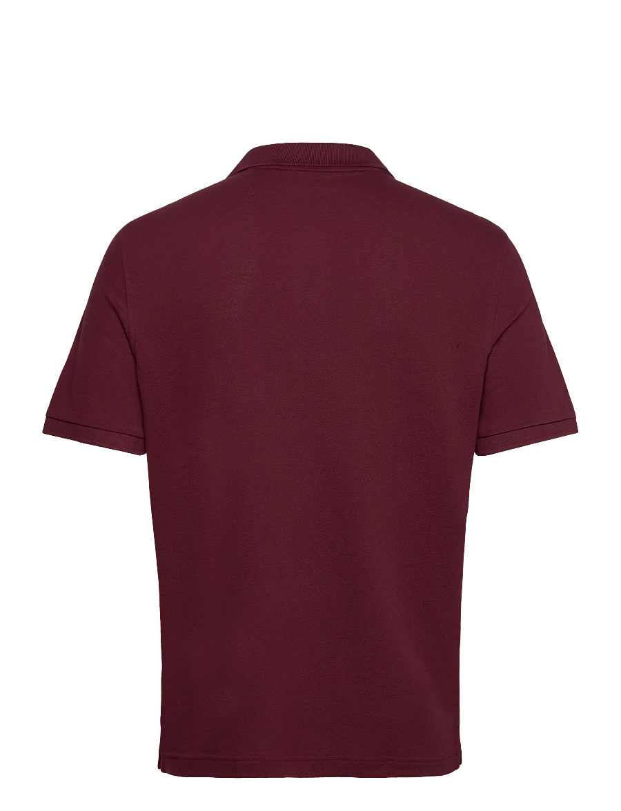 Gant - SHIELD LOGO SS POLO - kortärmade pikéer - wine red - 1