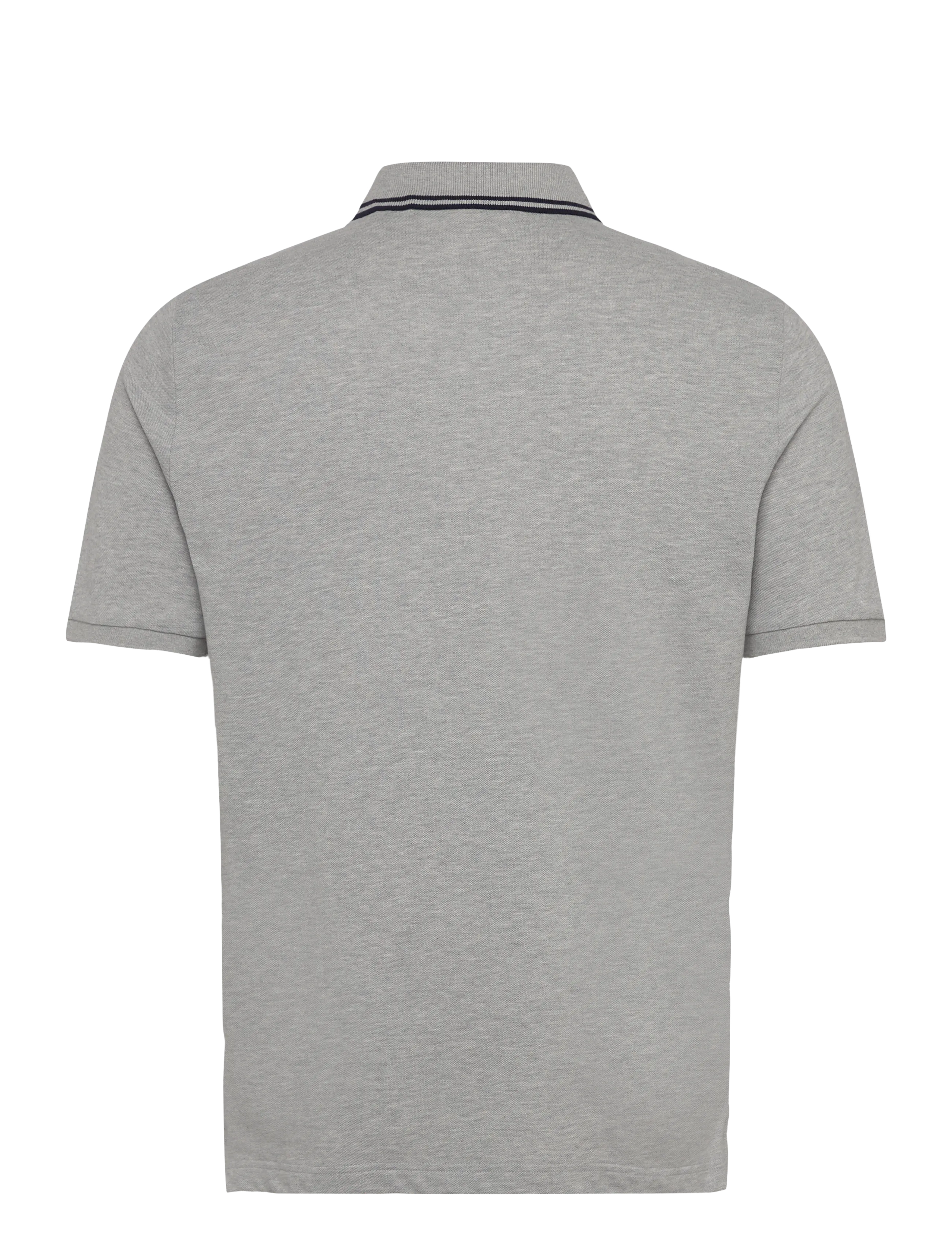 Gant - TIPPING COLLAR SS POLO - kortærmede poloer - light grey melange - 1