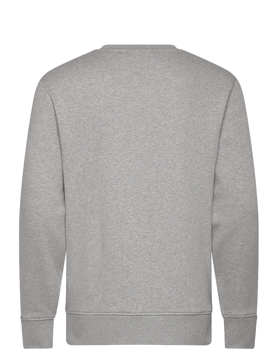 Gant - SHIELD LOGO CNECK - sweatshirts - light grey melange - 1