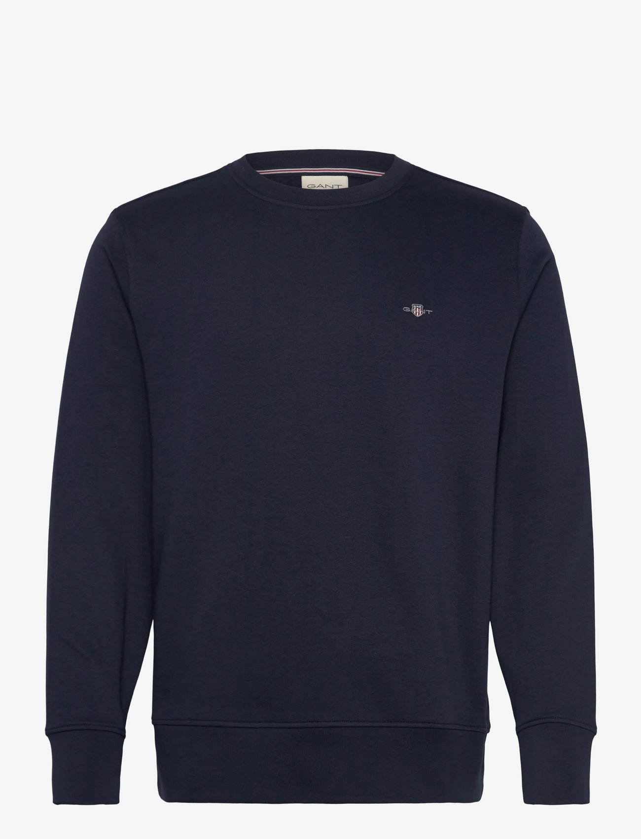 Gant - SHIELD LOGO CNECK - sweatshirts - marine - 0