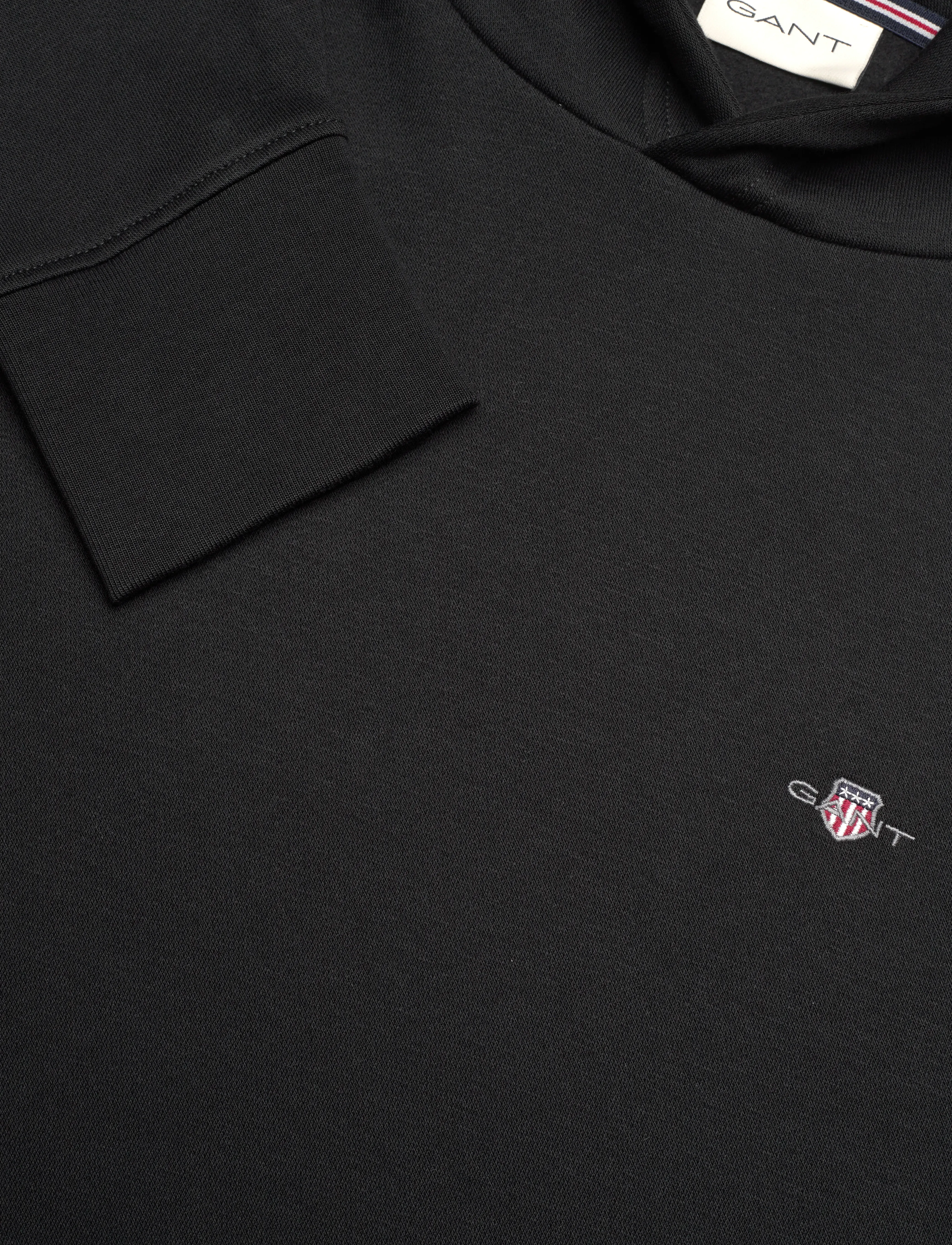 Gant - SHIELD LOGO HOODIE - dressipluusid - black - 2