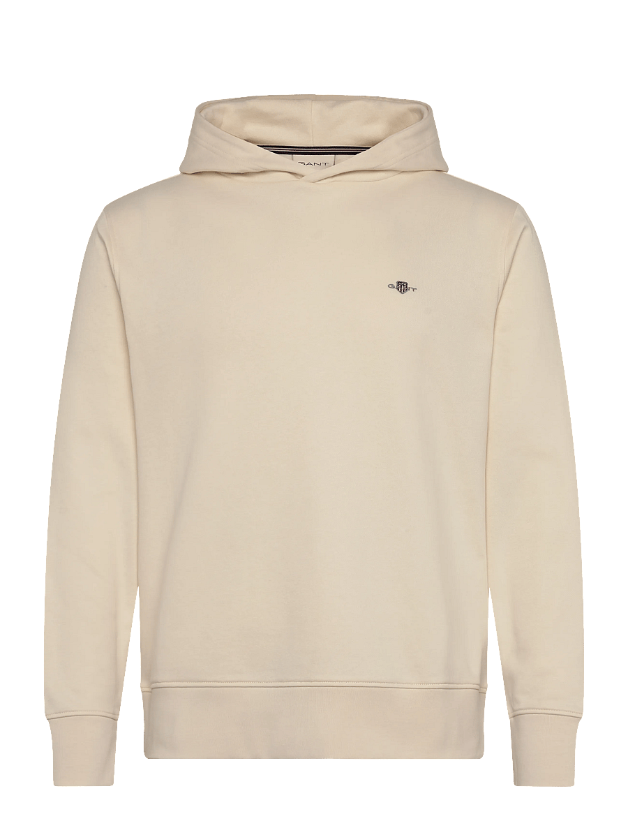 Gant - SHIELD LOGO HOODIE - kapuzenpullover - cream - 0
