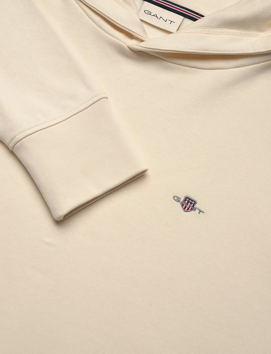 Gant - SHIELD LOGO HOODIE - kapuzenpullover - cream - 2