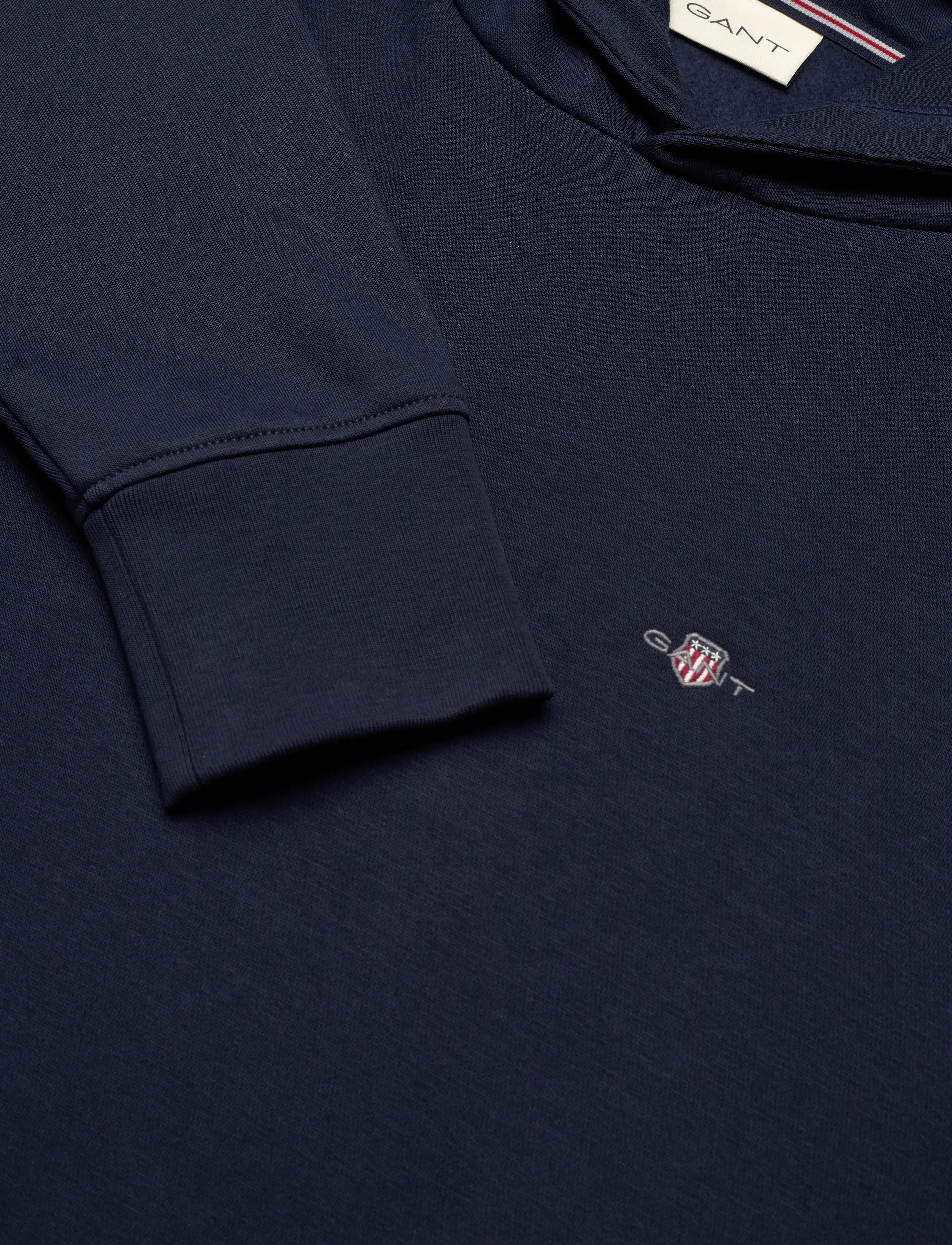 Gant - SHIELD LOGO HOODIE - sweatshirts - marine - 2