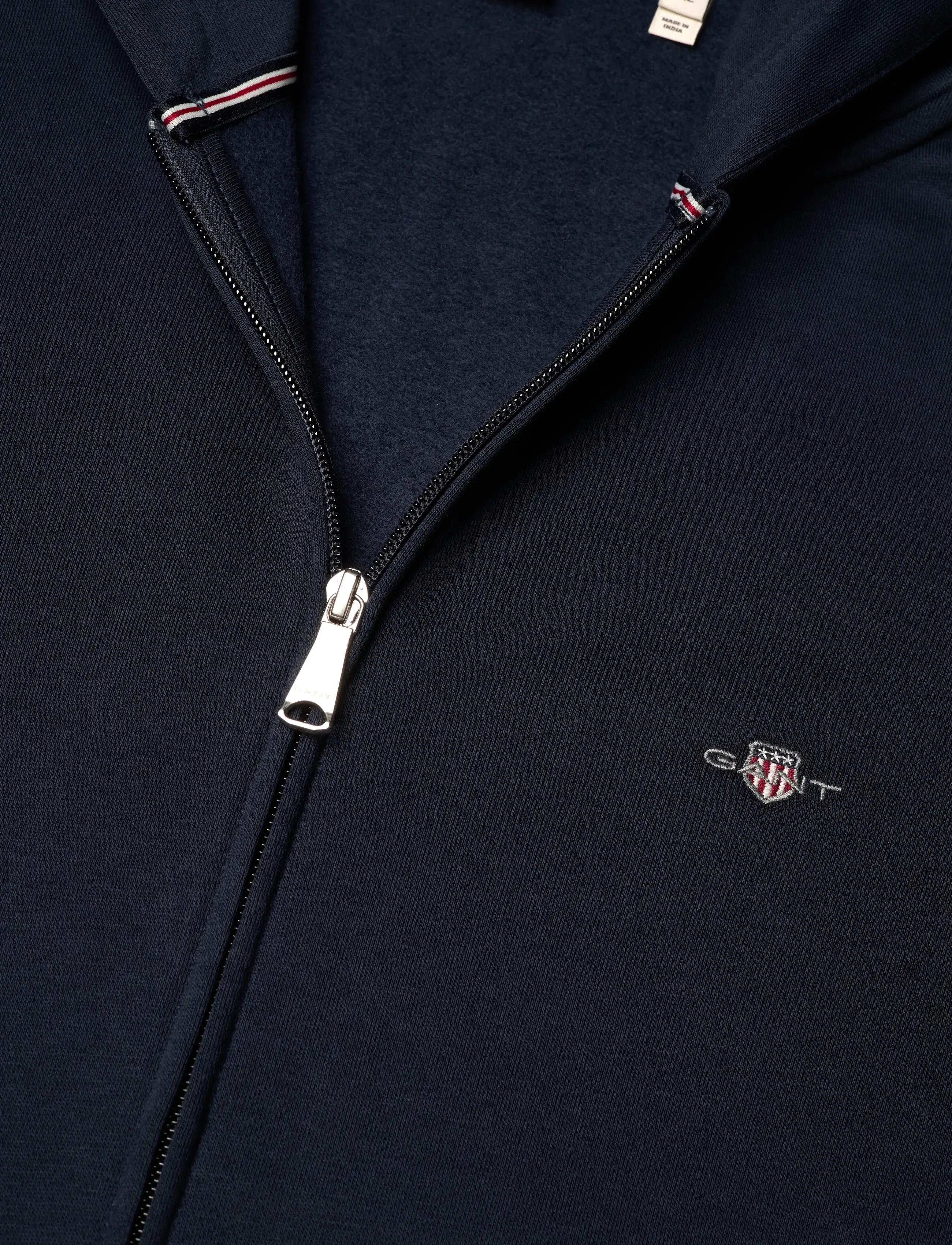 Gant - SHIELD LOGO ZIP HOODIE - sweatshirts - marine - 2