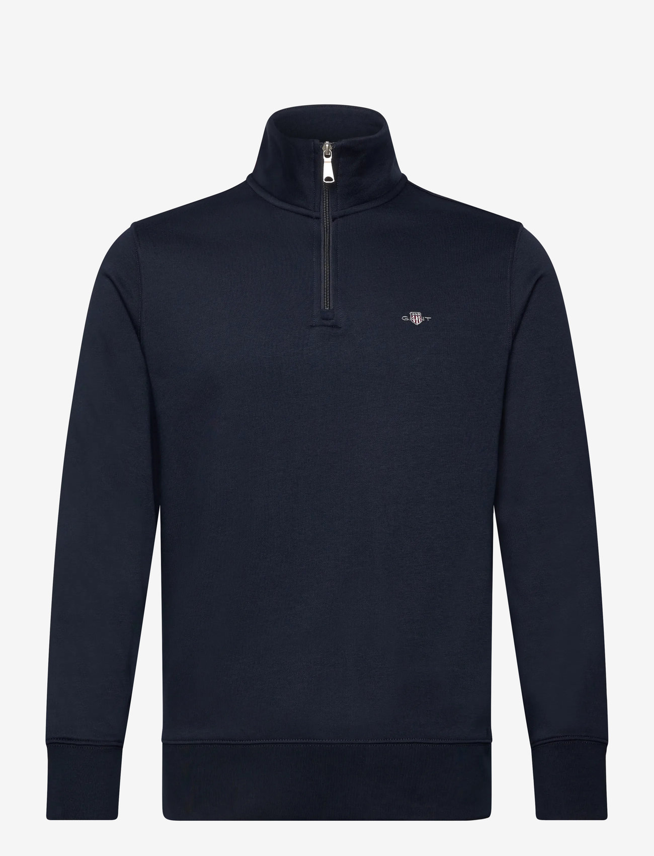 GANT - SHIELD LOGO HALF ZIP SWEAT - sweatshirts - marine - 0