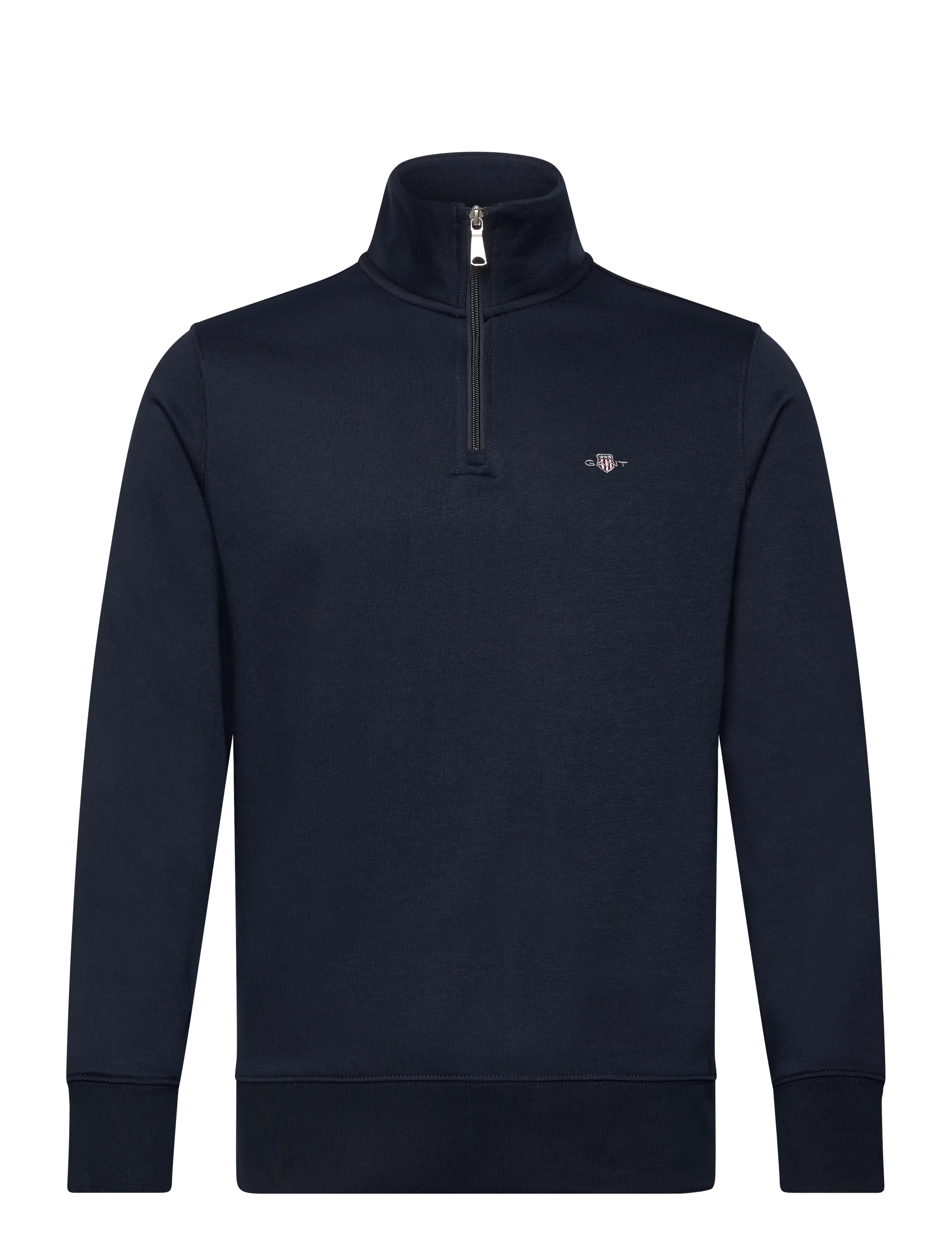 SHIELD LOGO HALF ZIP SWEAT - MARINE