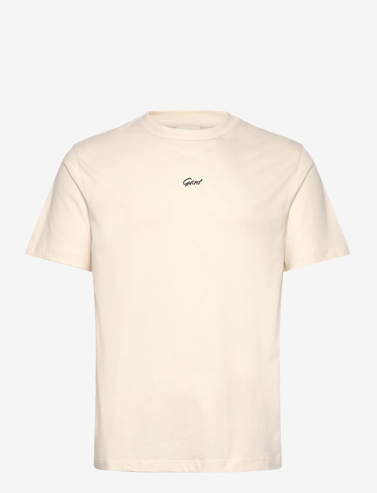 GANT - SMALL GRAPHIC T-SHIRT - kortærmede t-shirts - cream - 0