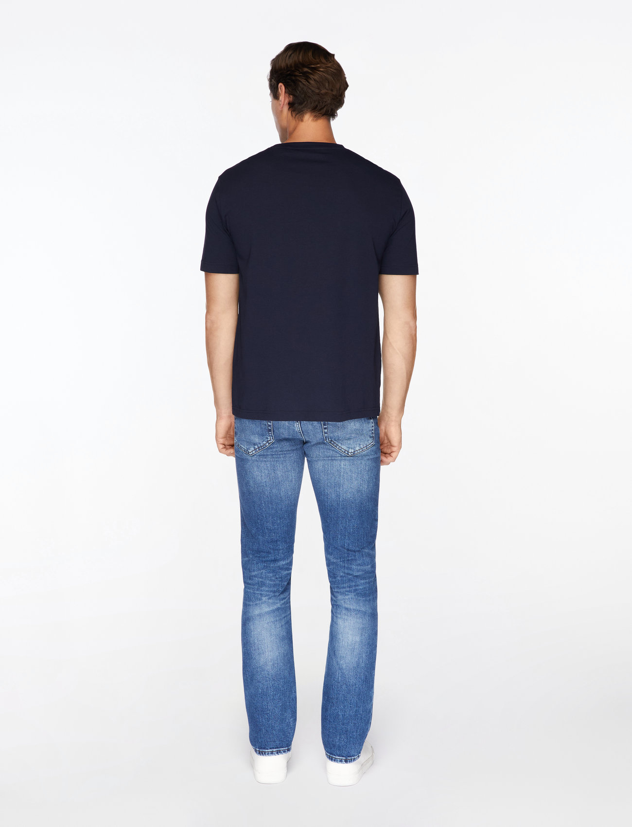 GANT - SMALL GRAPHIC T-SHIRT - kortærmede t-shirts - evening blue - 4