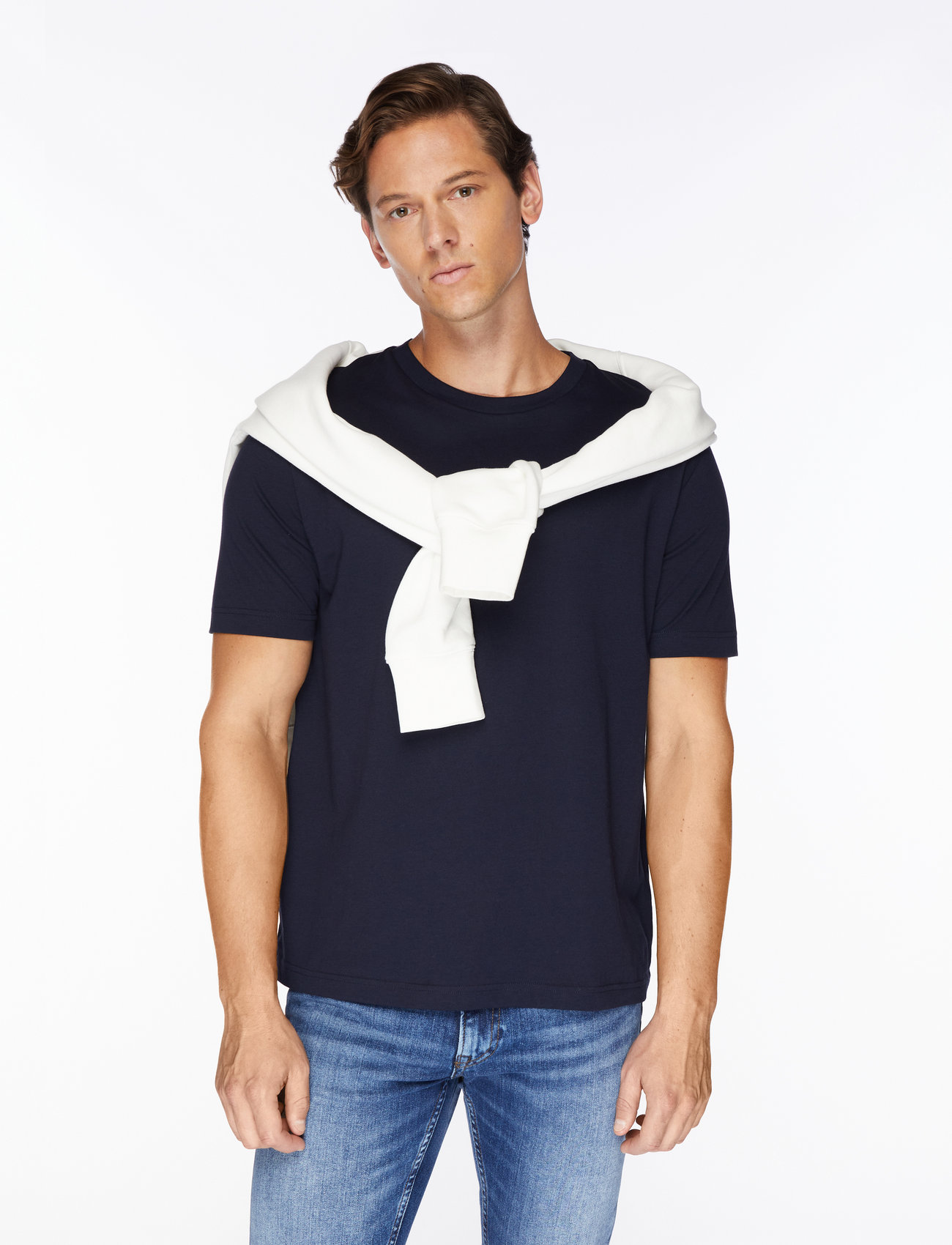 GANT - SMALL GRAPHIC T-SHIRT - kortærmede t-shirts - evening blue - 0