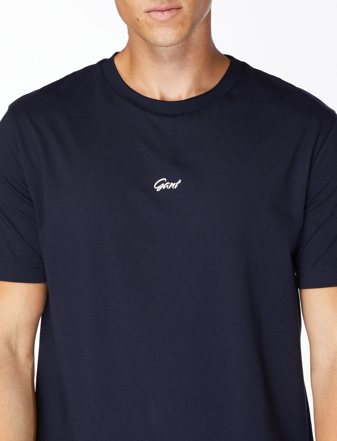 GANT - SMALL GRAPHIC T-SHIRT - kortærmede t-shirts - evening blue - 5