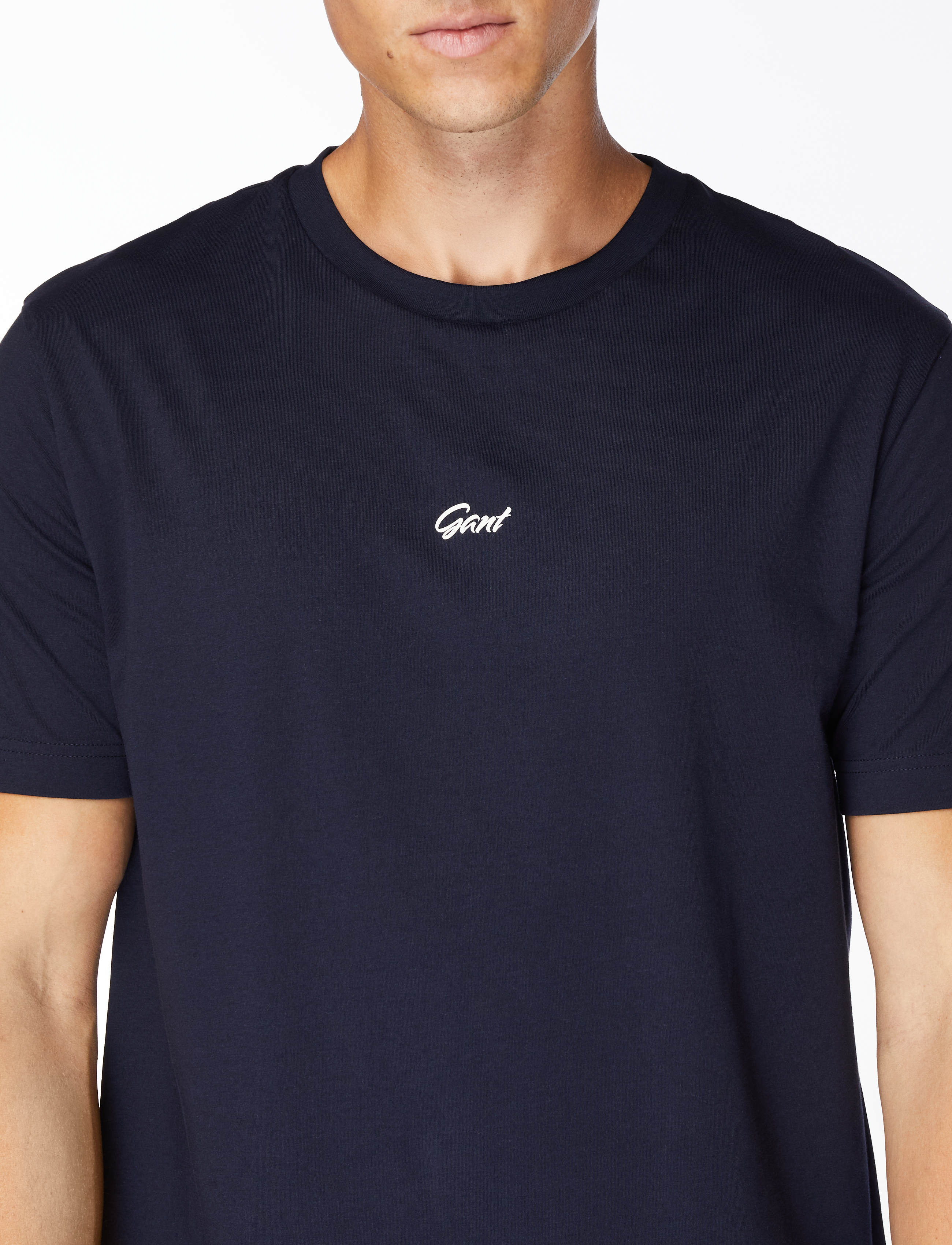 Gant - SMALL GRAPHIC T-SHIRT - marškinėliai trumpomis rankovėmis - evening blue - 5