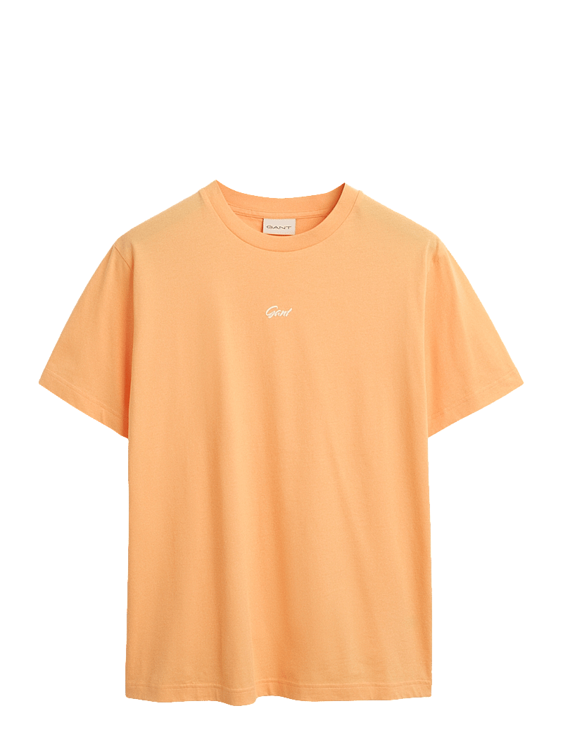 GANT - SMALL GRAPHIC T-SHIRT - kurzärmelig - peachy orange - 1