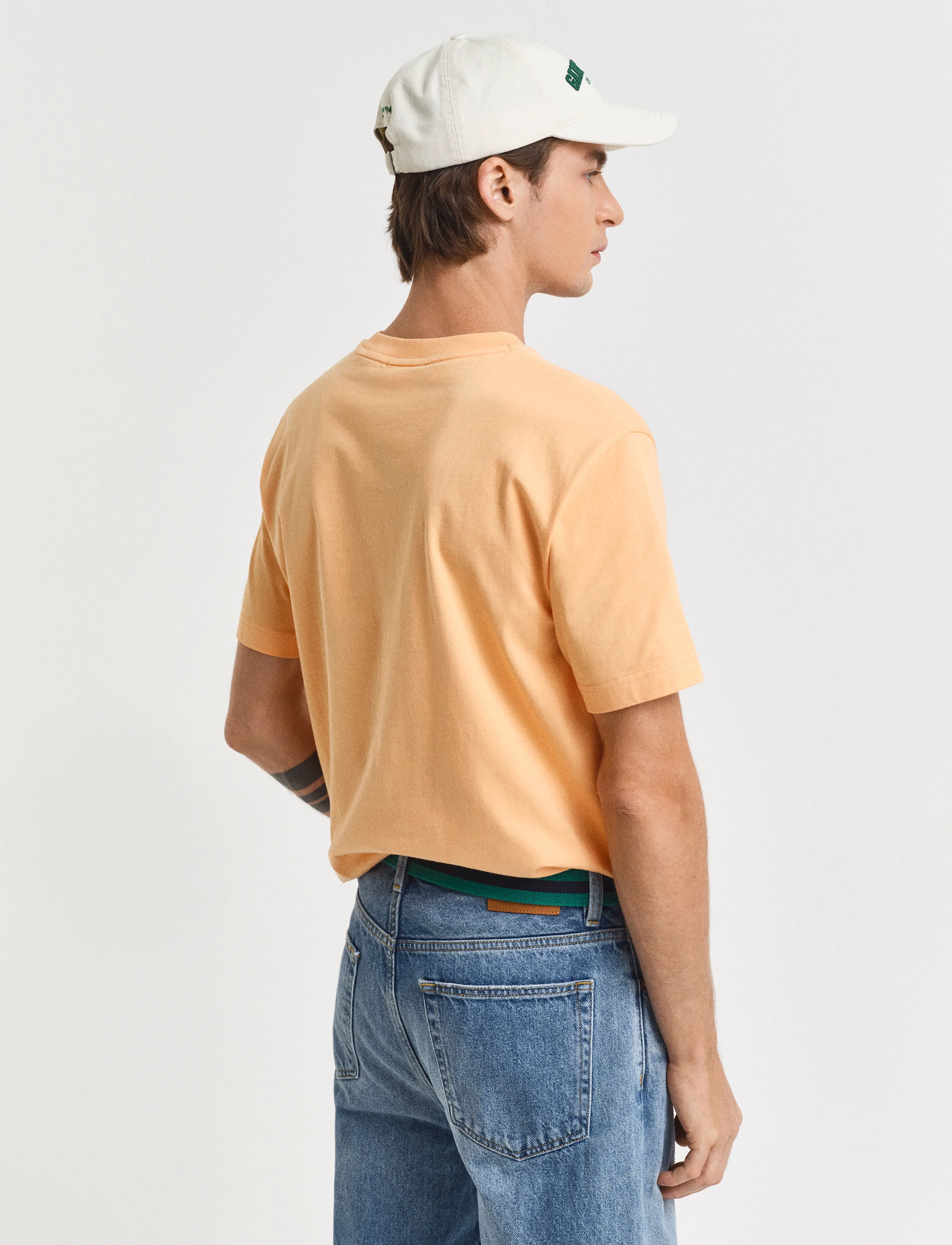 Gant - SMALL GRAPHIC T-SHIRT - lühikeste varrukatega t-särgid - peachy orange - 2
