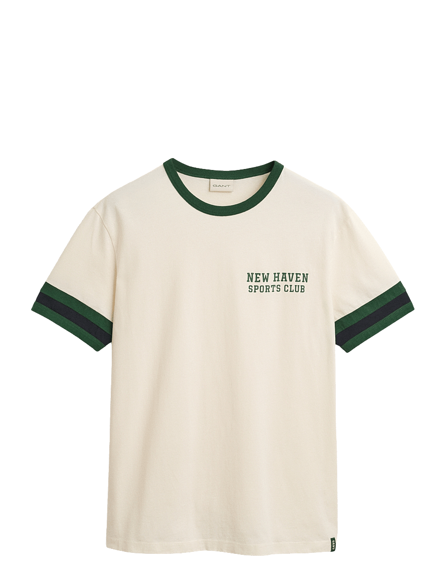 Gant - GRAPHIC T-SHIRT - kurzärmelig - cream - 1