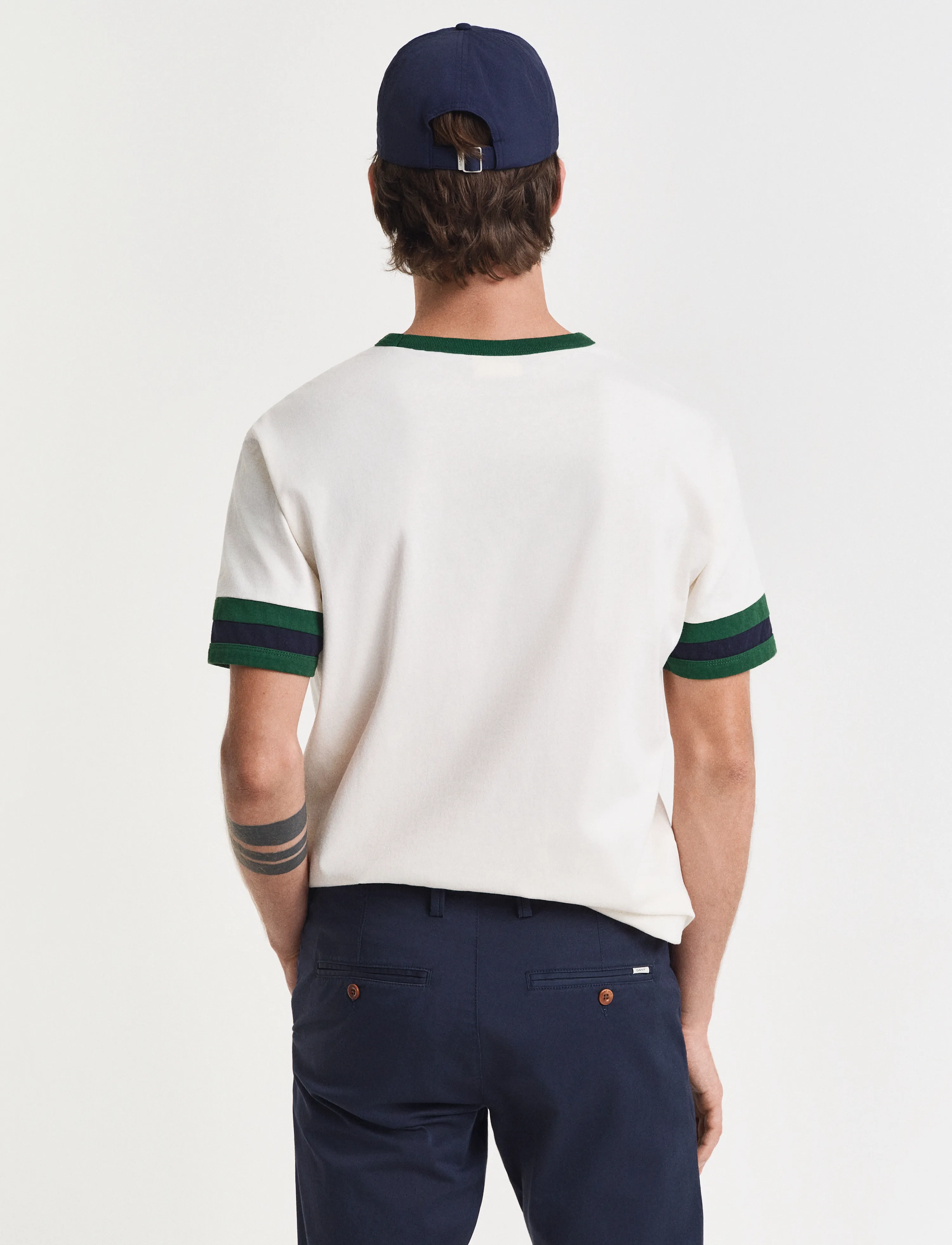 Gant - GRAPHIC T-SHIRT - lühikeste varrukatega t-särgid - cream - 2