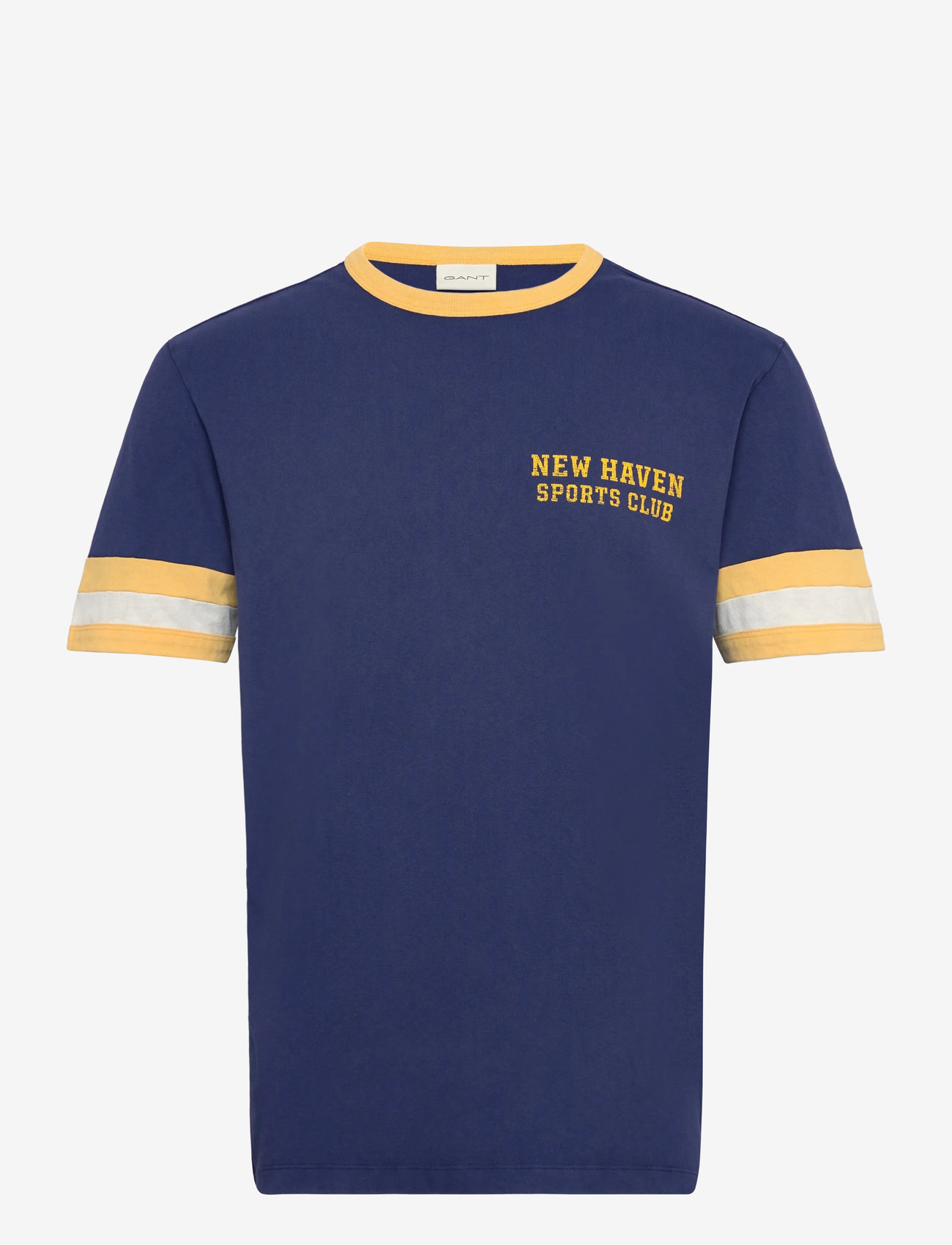Gant - GRAPHIC T-SHIRT - kurzärmelig - rich navy - 0