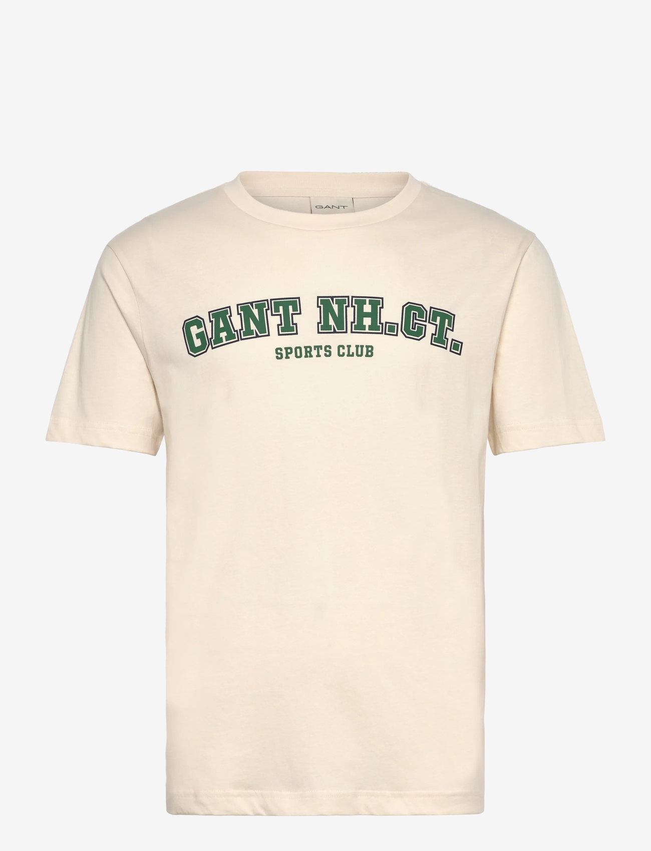 GANT - GRAPHIC SS T-SHIRT - kurzärmelig - cream - 0