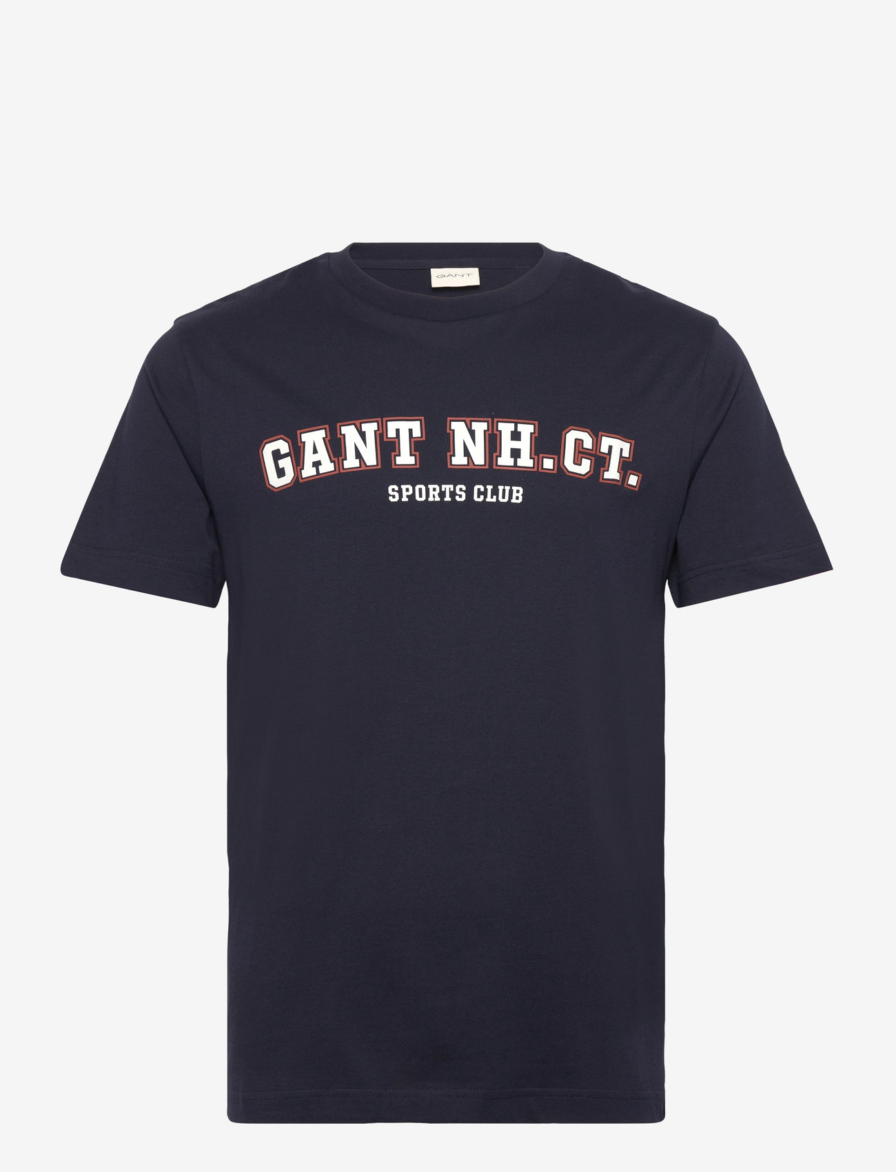 GANT - GRAPHIC SS T-SHIRT - kortærmede t-shirts - evening blue - 0