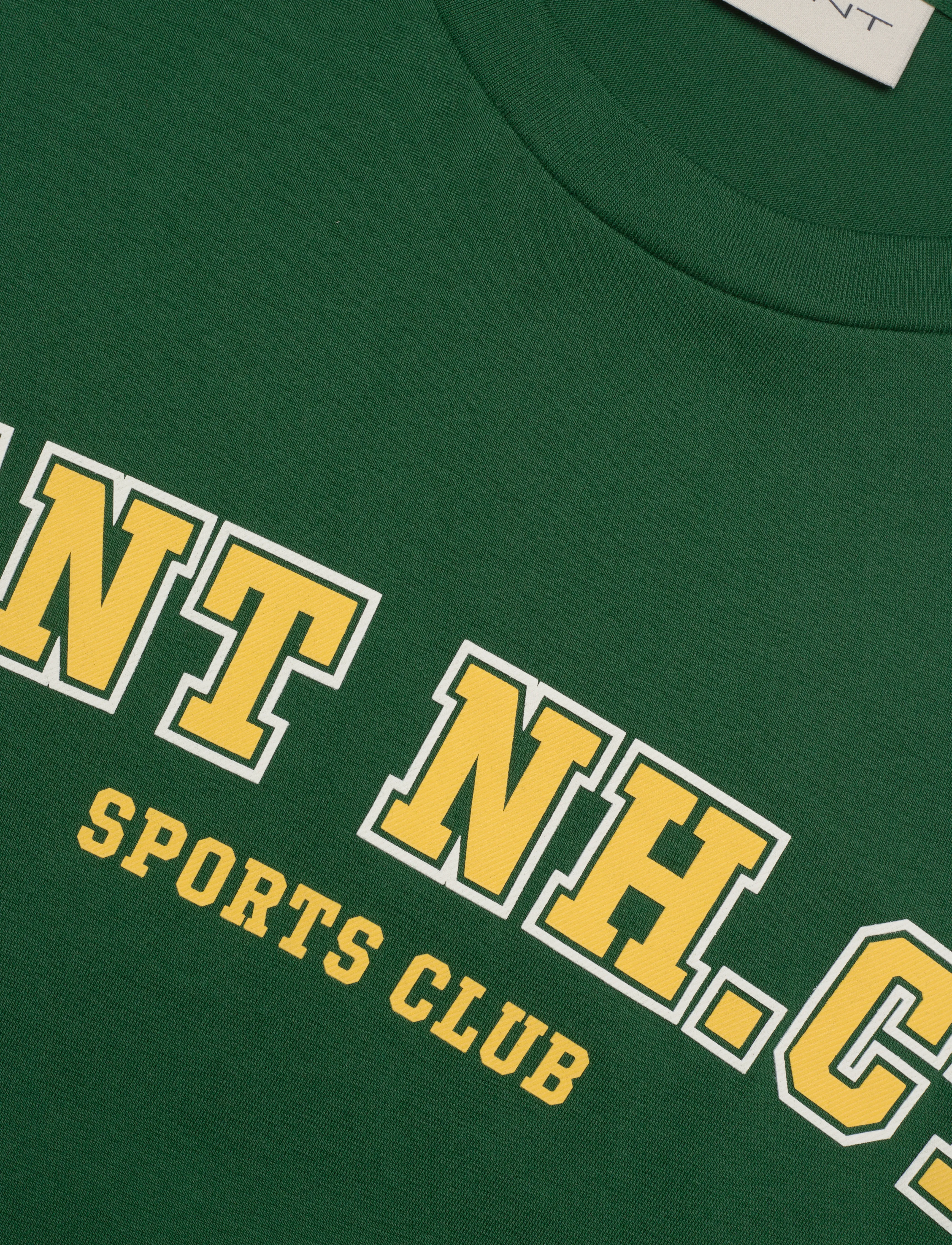 Gant - GRAPHIC SS T-SHIRT - kortærmede t-shirts - forest green - 2