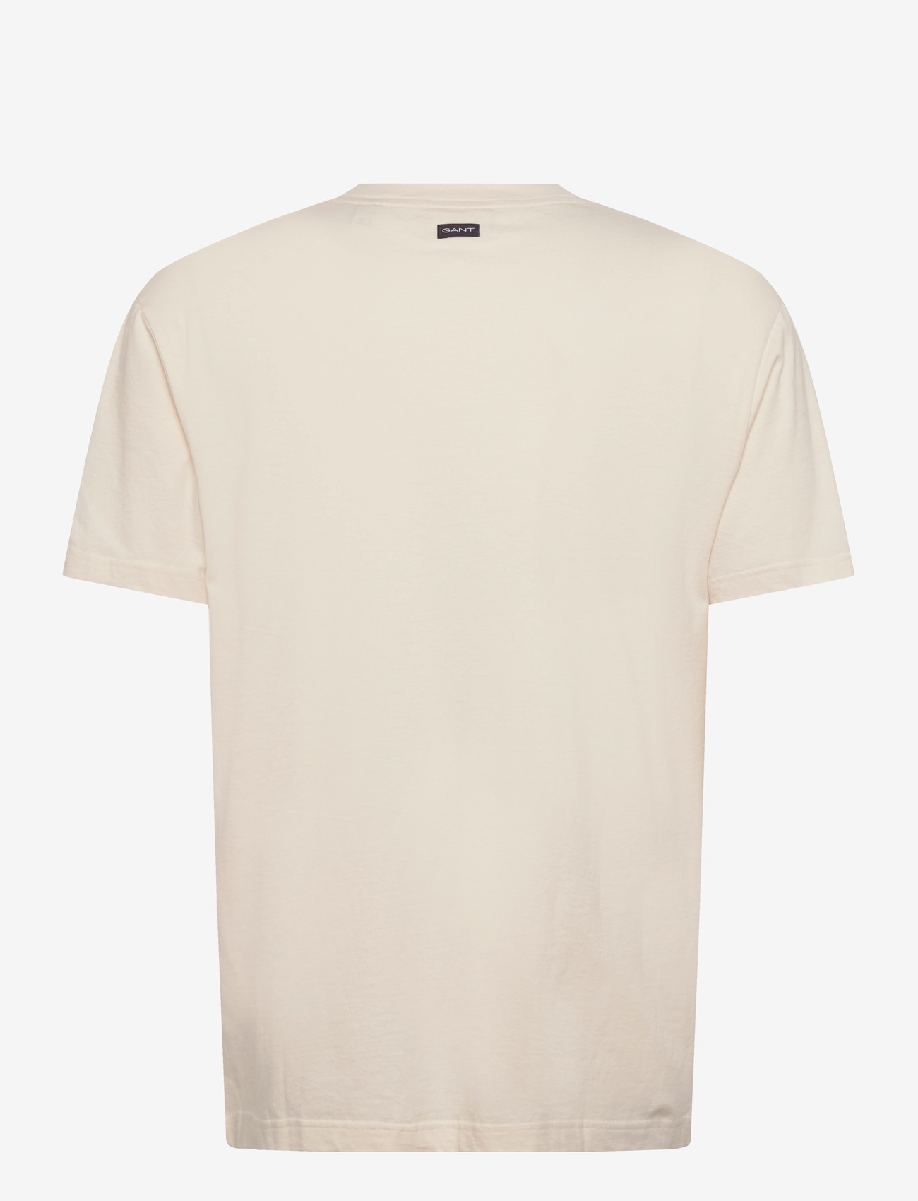 GANT - GRAPHIC SS T-SHIRT - lühikeste varrukatega t-särgid - cream - 1