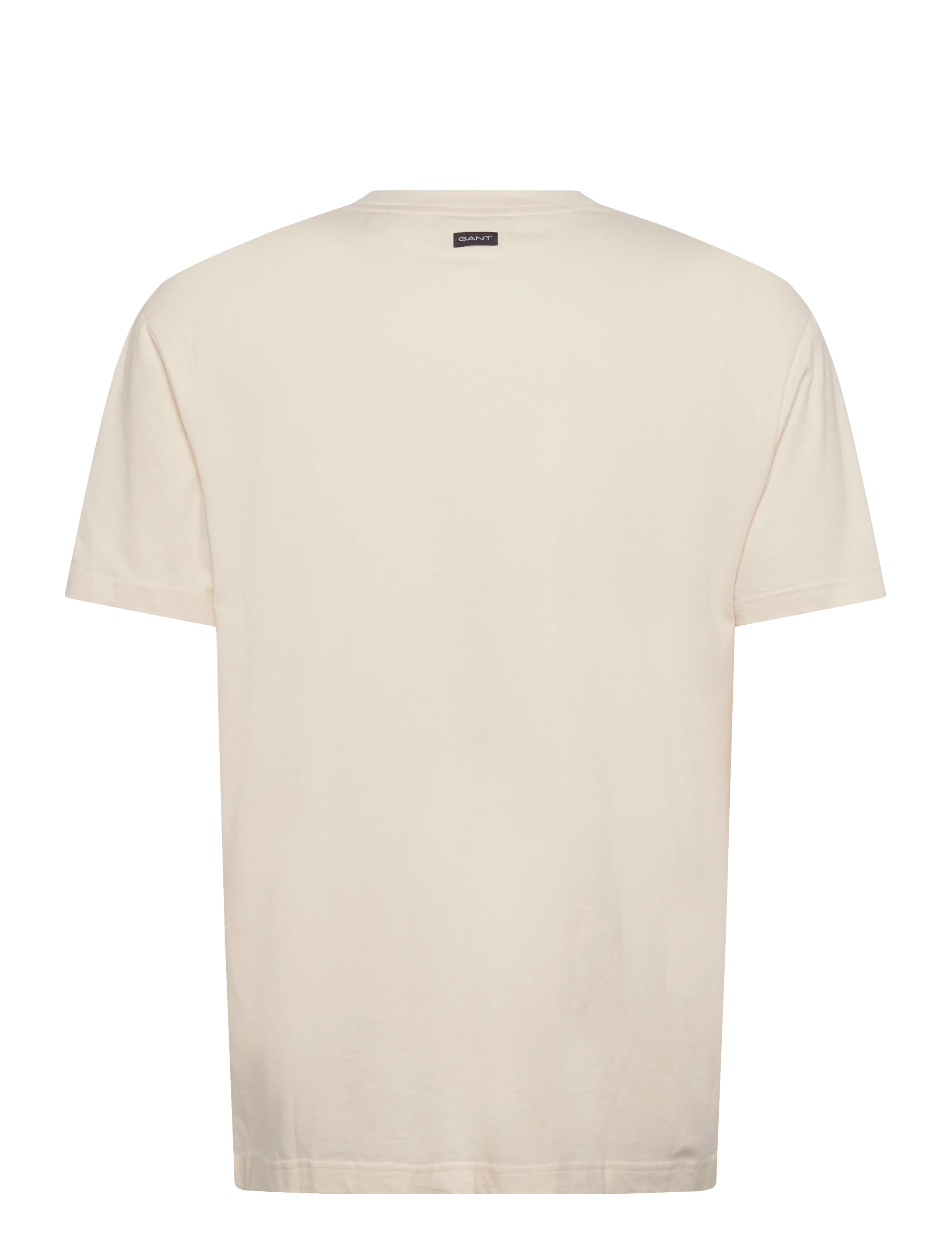 Gant - GRAPHIC SS T-SHIRT - kortærmede t-shirts - cream - 1