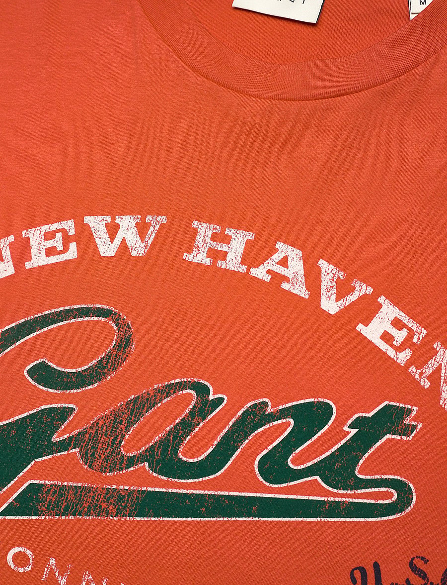 Gant - GRAPHIC SS T-SHIRT - t-shirts à manches courtes - deep orange - 2