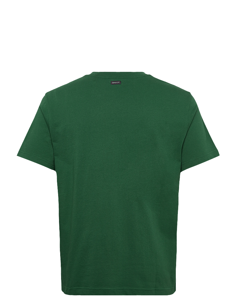 GANT - GRAPHIC SS T-SHIRT - kortærmede t-shirts - forest green - 1