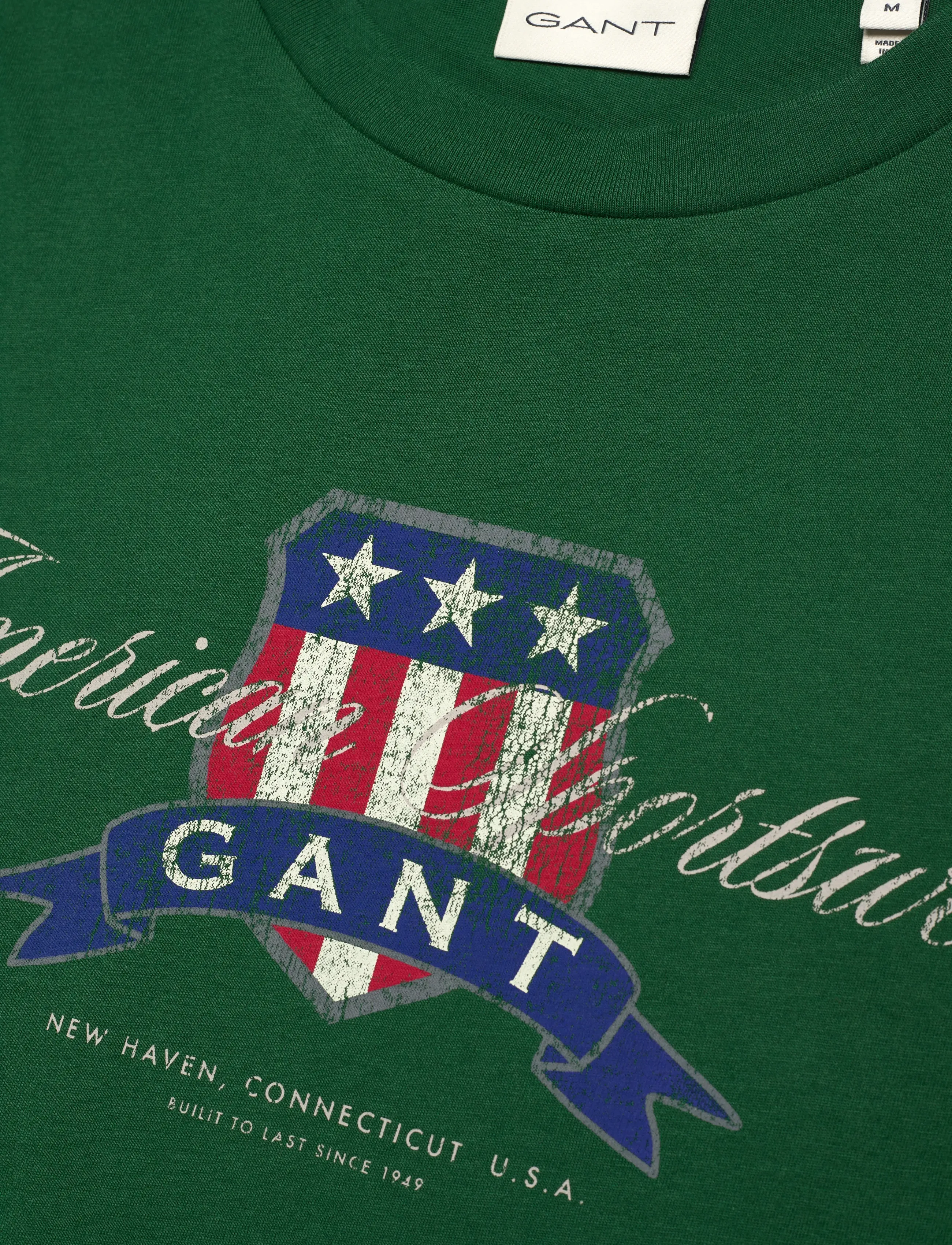 Gant - GRAPHIC SS T-SHIRT - t-shirts à manches courtes - forest green - 2