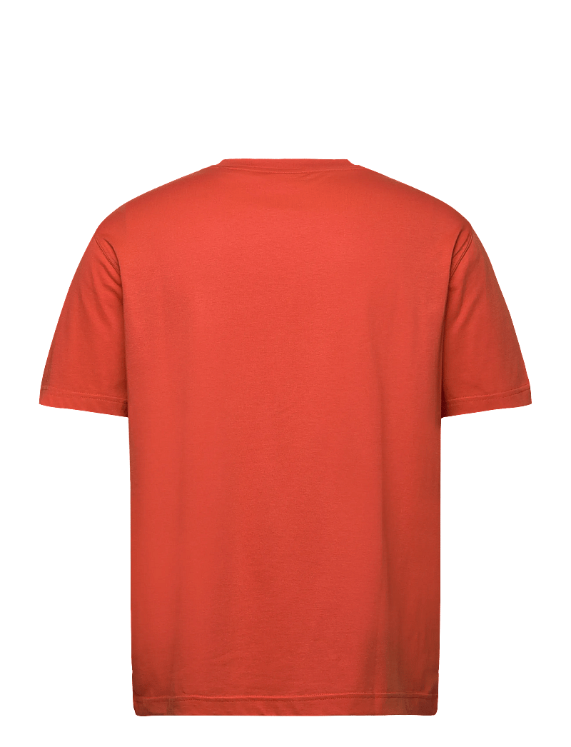 GANT - G BADGE SS T-SHIRT - kortärmade t-shirts - deep orange - 1