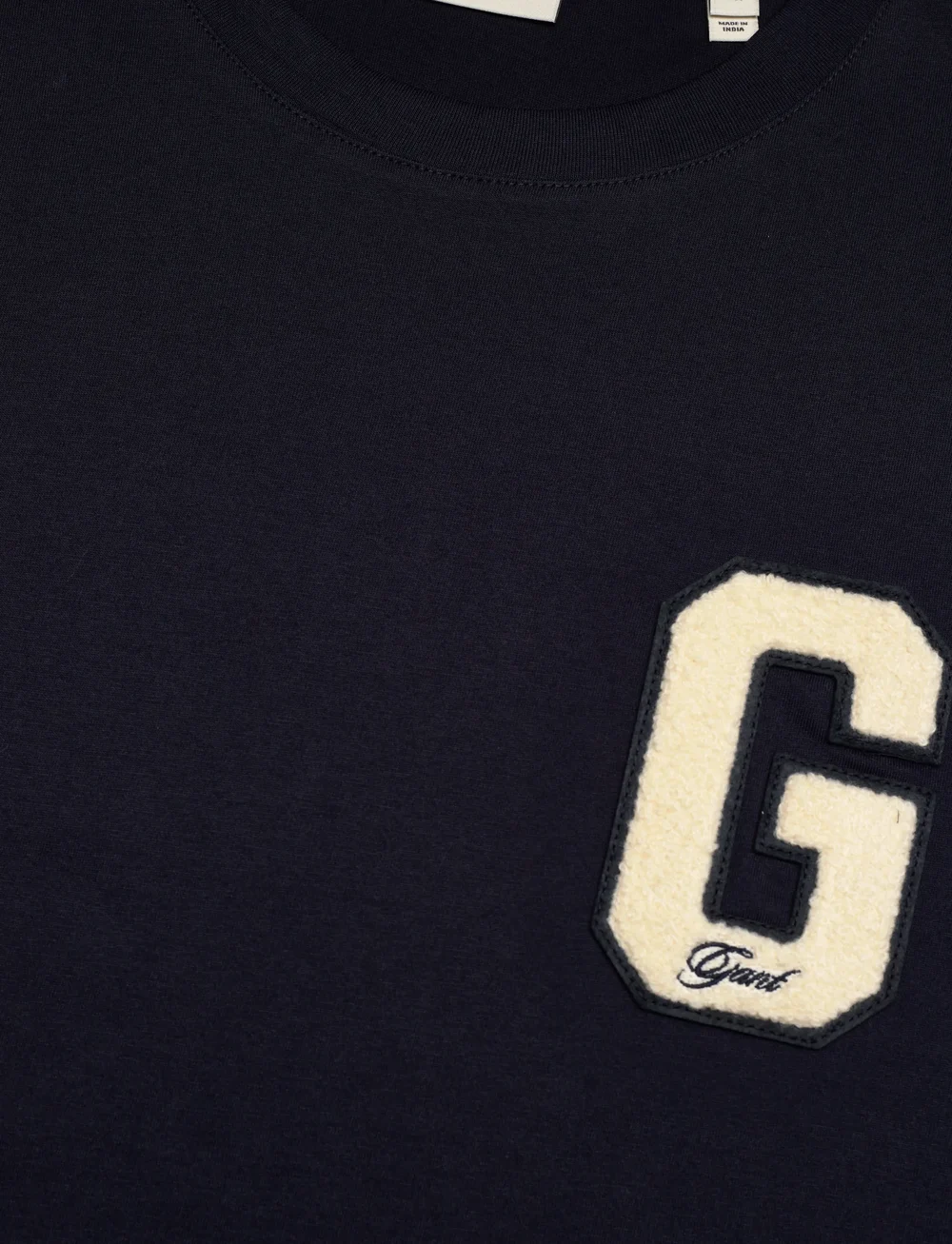 GANT - G BADGE SS T-SHIRT - kurzärmelig - evening blue - 2