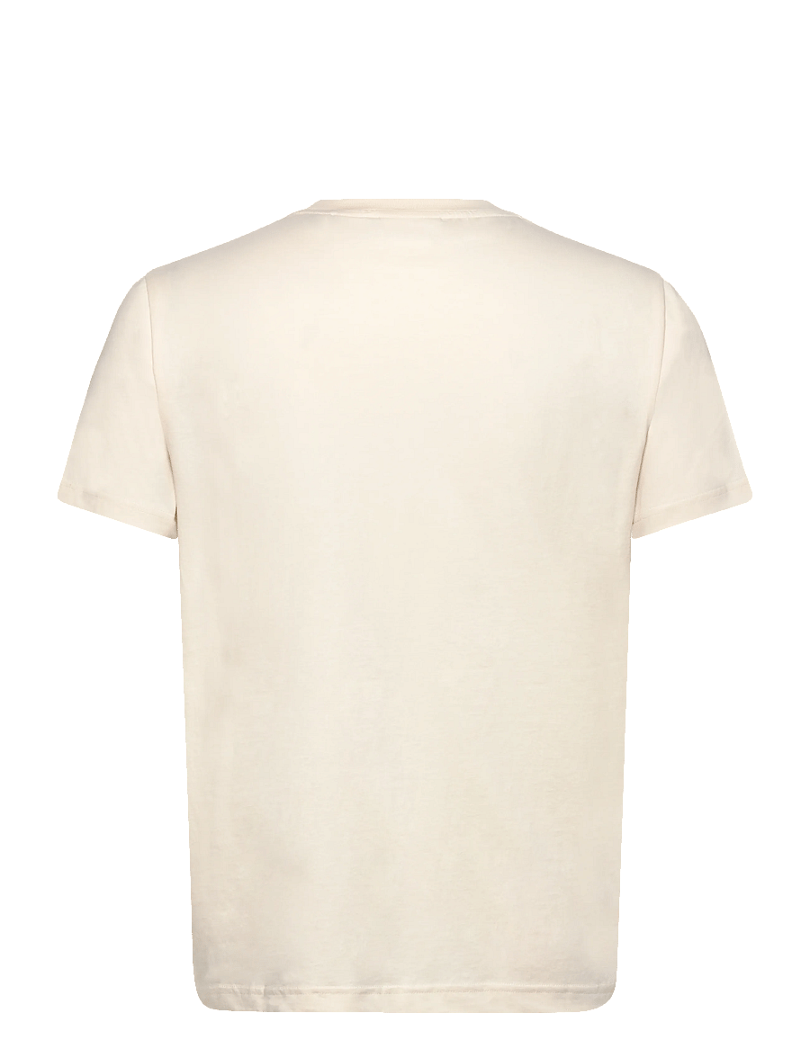 Gant - PRINTED GRAPHIC SS T-SHIRT - t-shirts à manches courtes - cream - 1