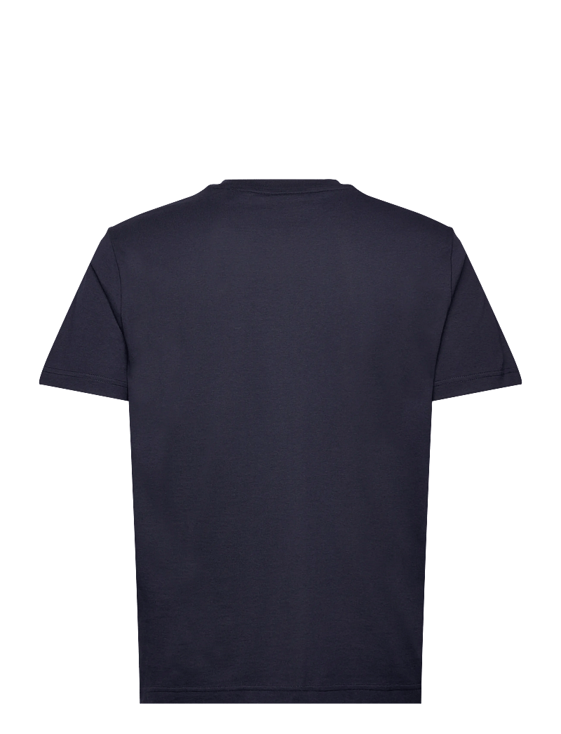 GANT - PRINTED GRAPHIC SS T-SHIRT - kortærmede t-shirts - evening blue - 1