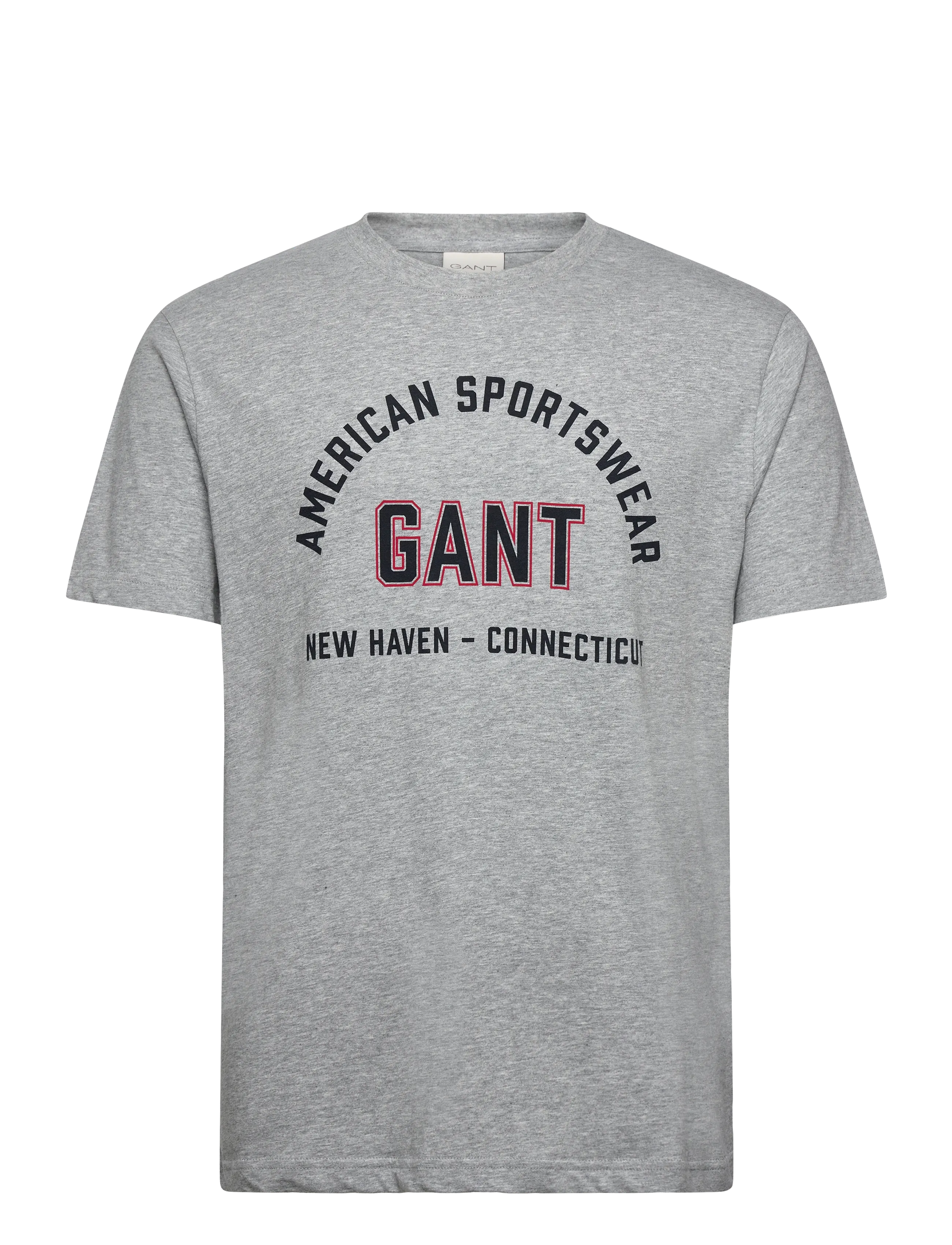 Gant PRINTED GRAPHIC SS T-SHIRT - Gant - GREY MELANGE / grey