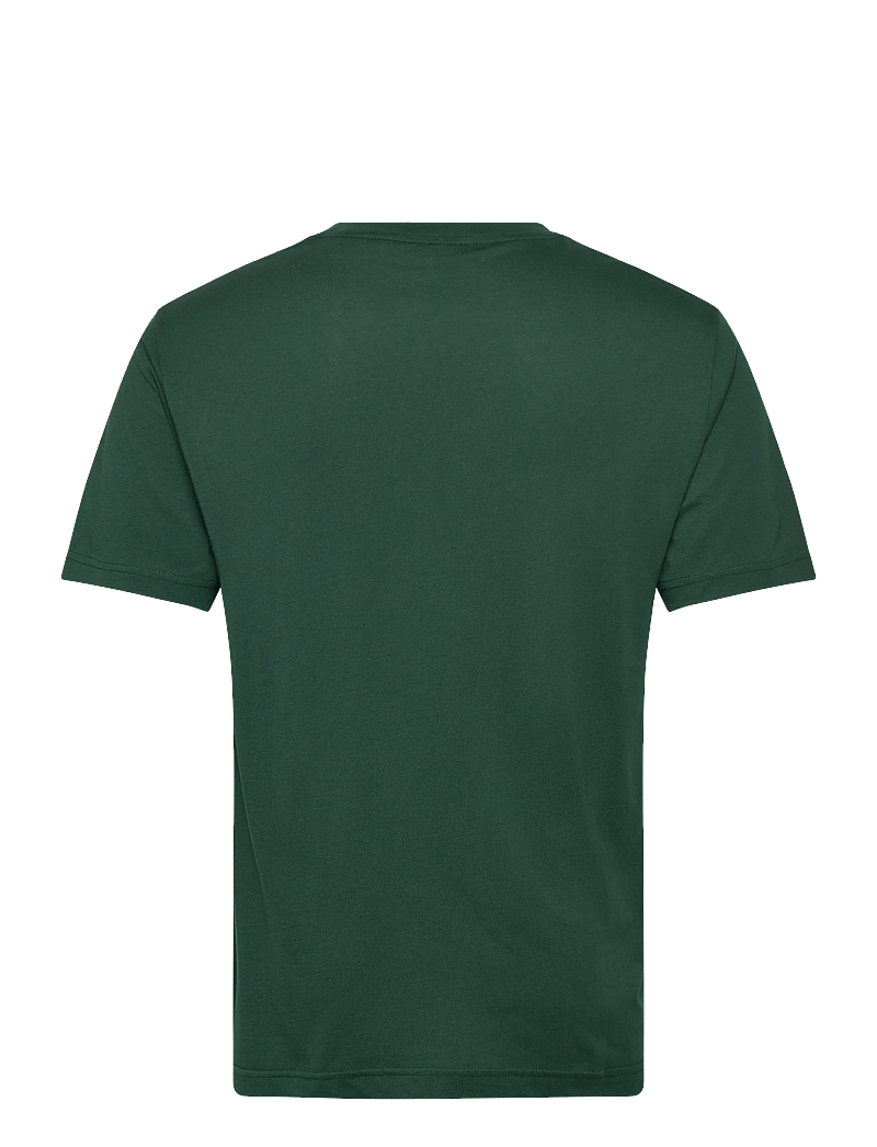GANT - PRINTED GRAPHIC SS T-SHIRT - kortärmade t-shirts - tartan green - 1