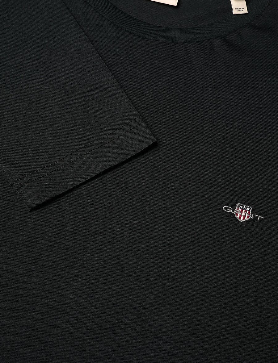 Gant - SHIELD LOGO LS T-SHIRT - osta olukorra järgi - black - 2