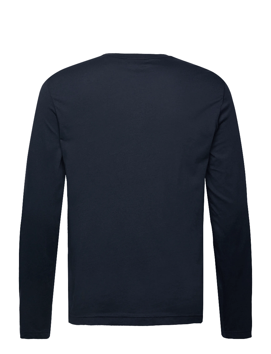 Gant - SHIELD LOGO LS T-SHIRT - nach anlass kaufen - marine - 1