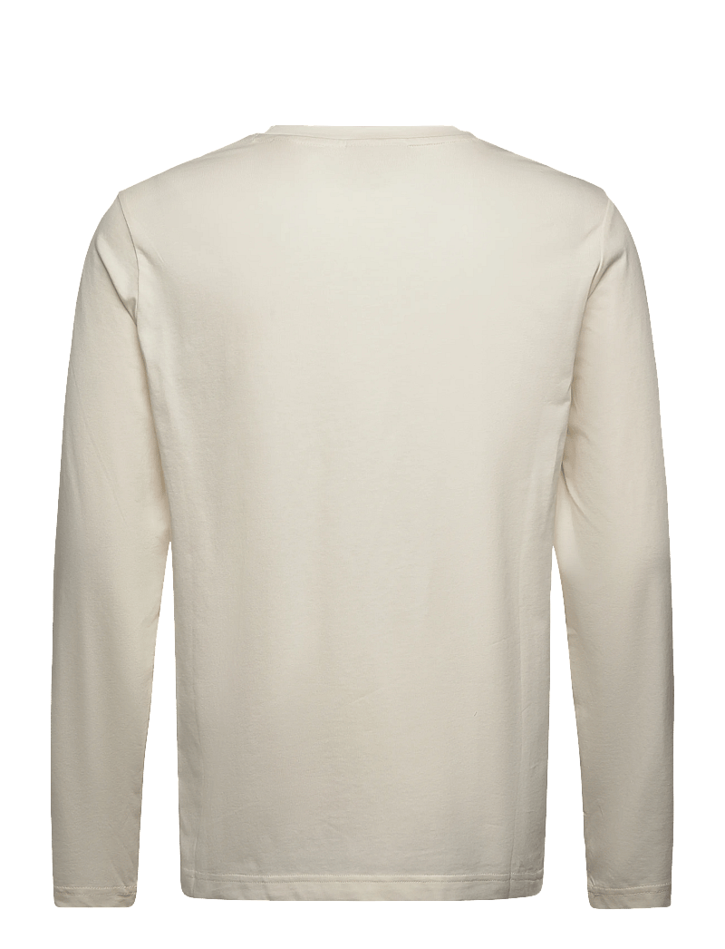 GANT - REG TONAL SHIELD LS T-SHIRT - langärmelig - cream - 1