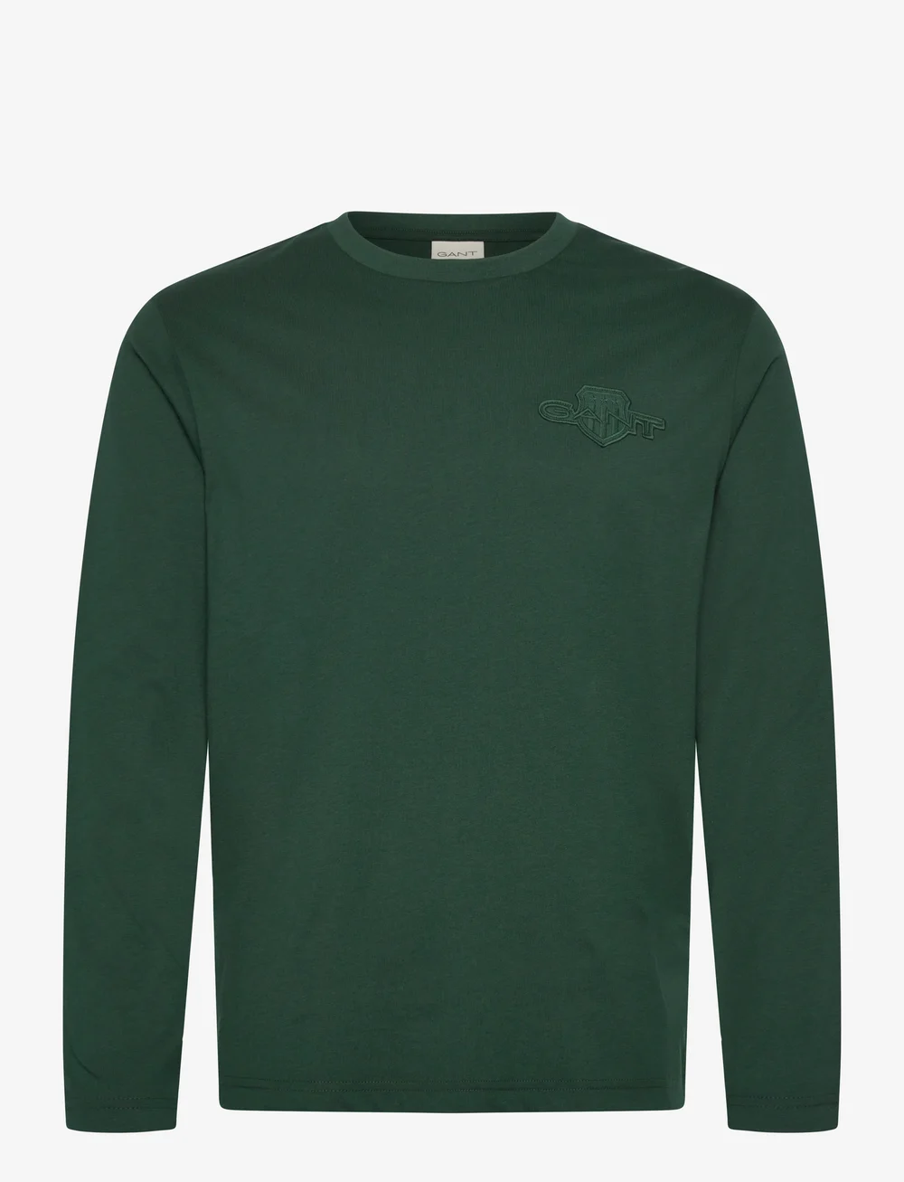 GANT - REG TONAL SHIELD LS T-SHIRT - pikkade varrukatega t-särgid - tartan green - 0