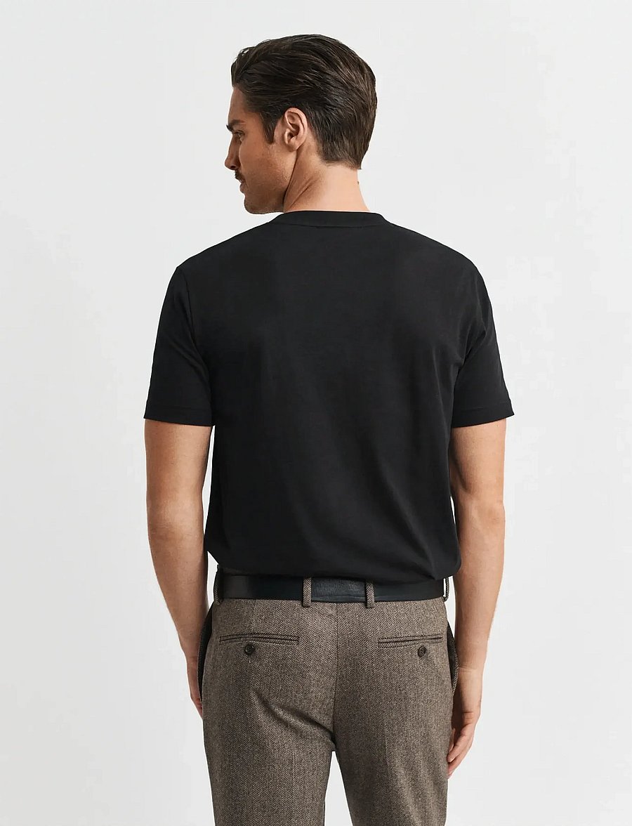 Gant - GRAPHIC SS T-SHIRT - kortærmede t-shirts - black - 2