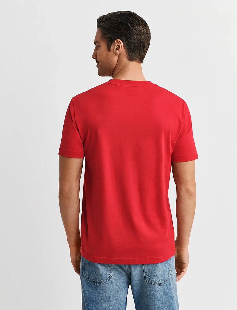 GANT - GRAPHIC SS T-SHIRT - kurzärmelig - ruby red - 2