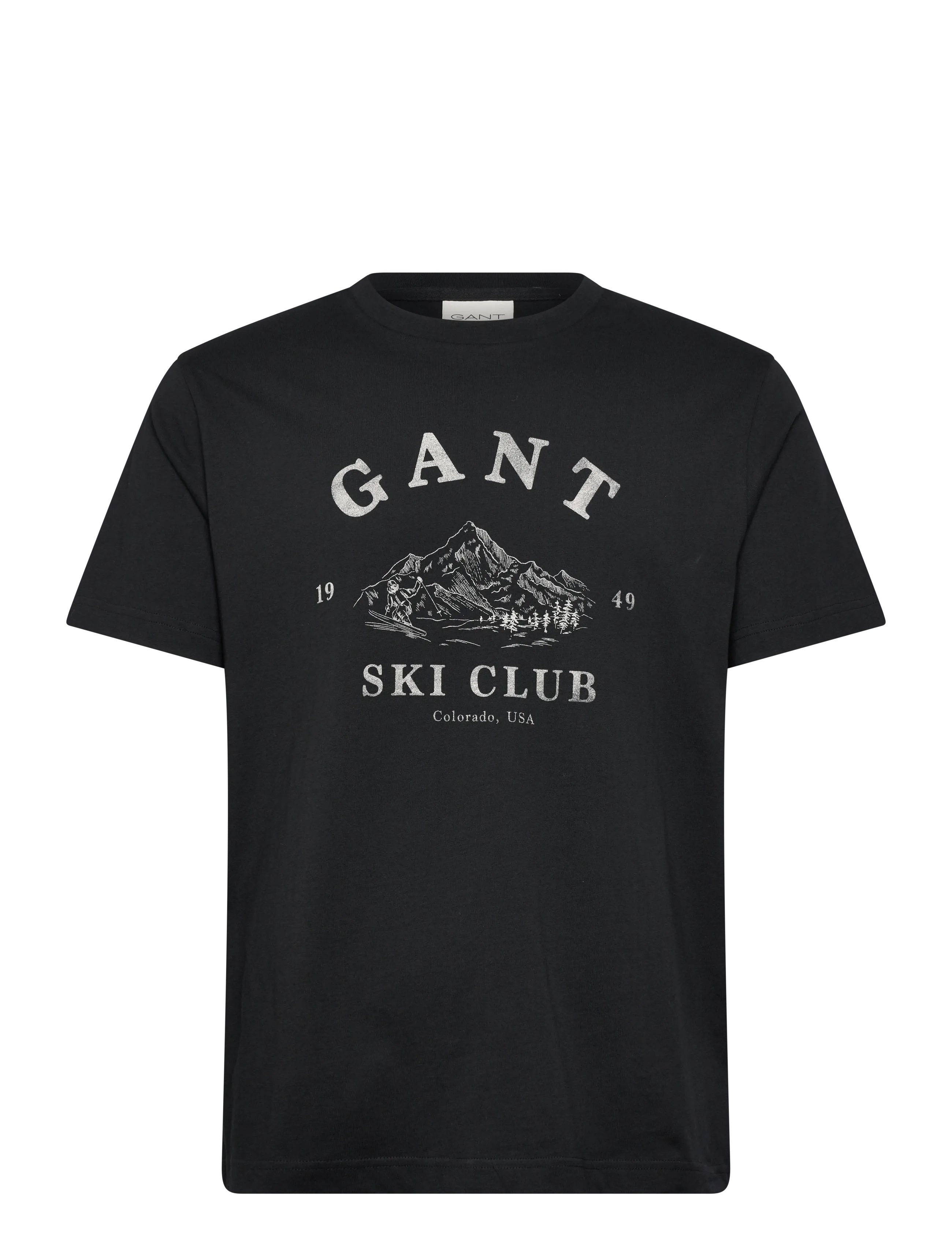 Gant GRAPHIC SS T-SHIRT - Gant - BLACK / black