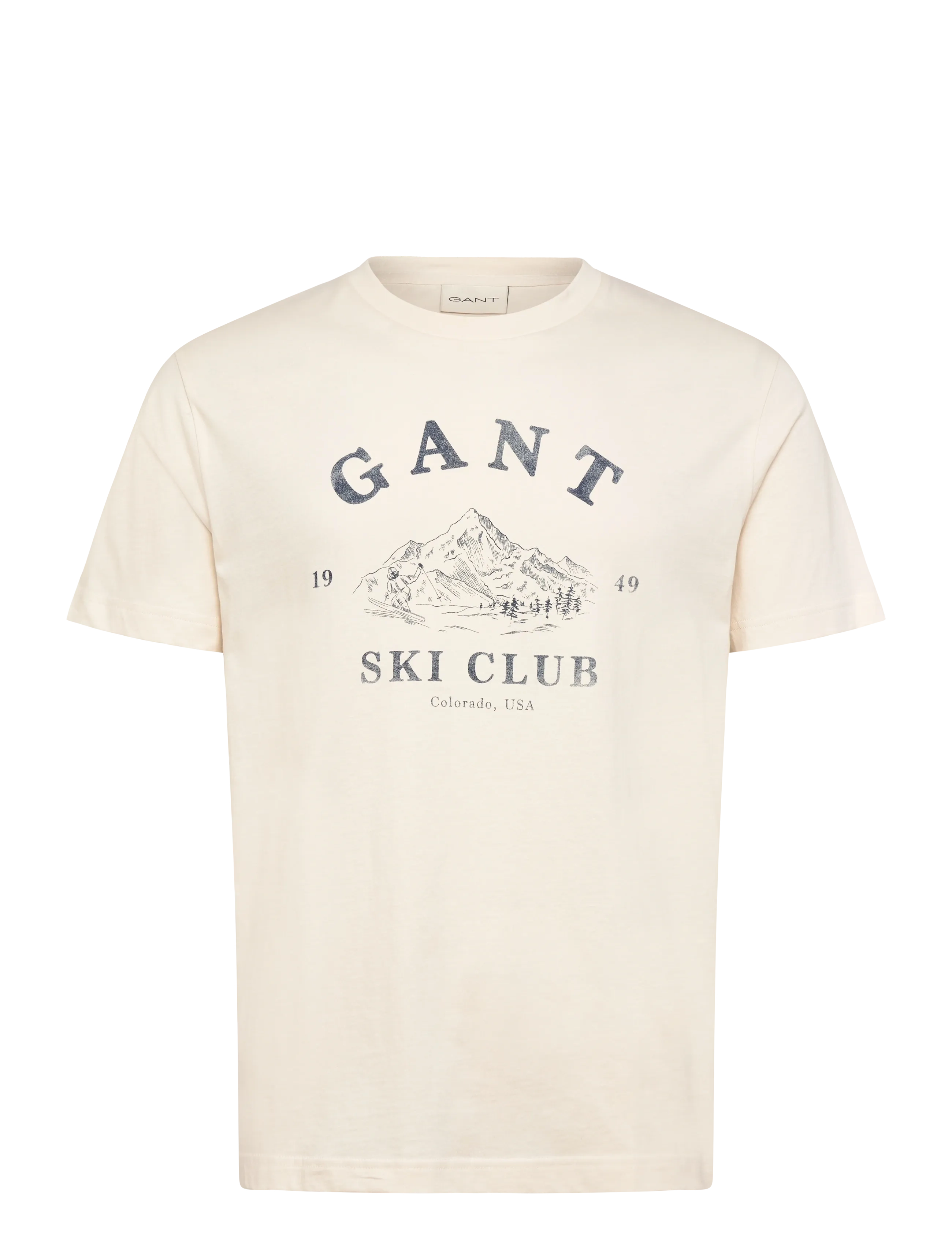 GANT GRAPHIC SS T-SHIRT - Kleidung - CREAM / cream